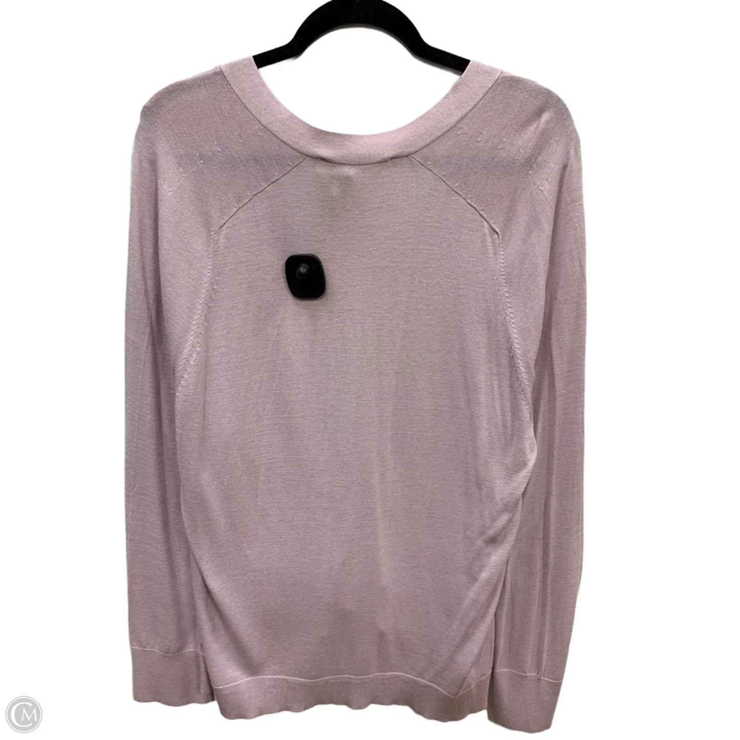 Sweater Cardigan By Loft In Purple, Size: Xxl