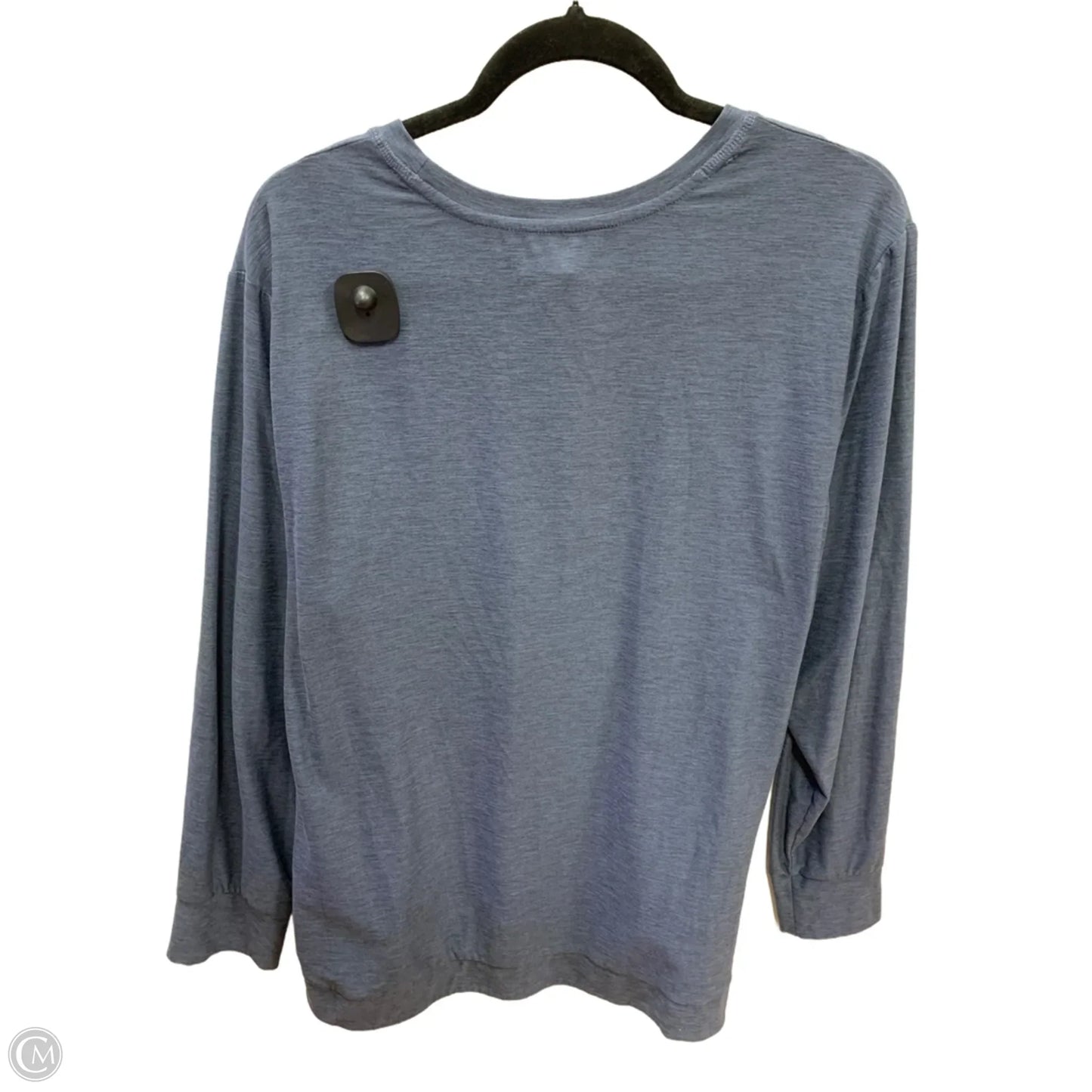 Athletic Top Long Sleeve Collar By Skechers In Blue, Size: Xxl