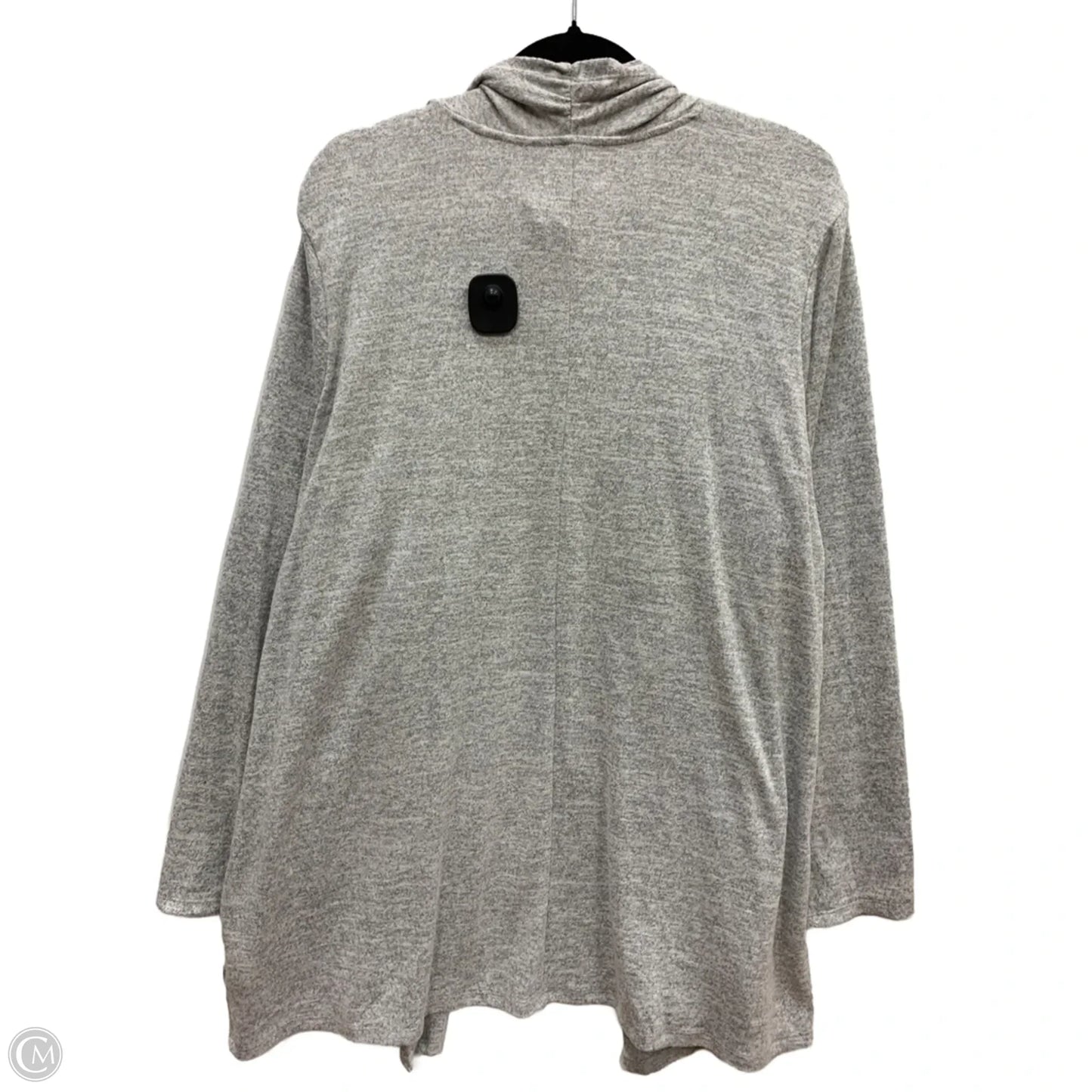 Sweater Cardigan By Croft And Barrow In Grey, Size: 2x