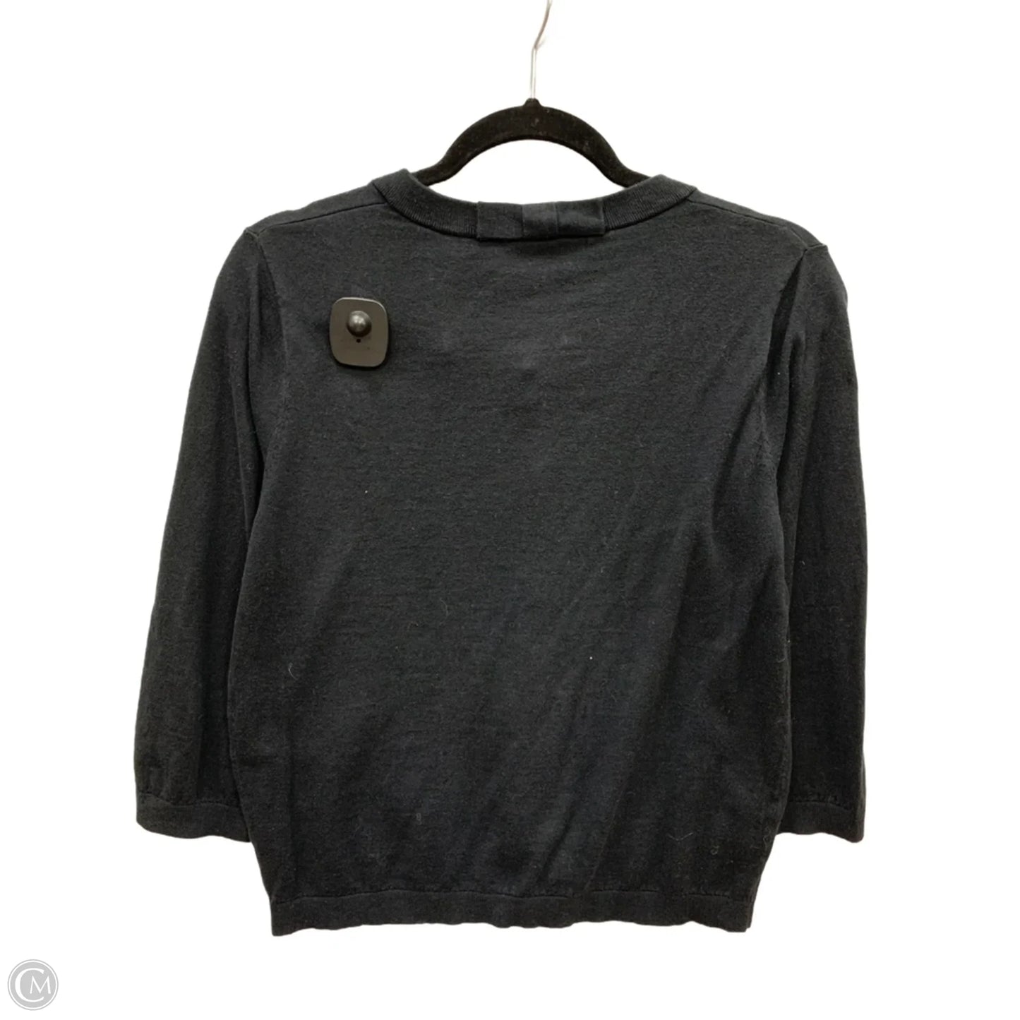 Sweater Cardigan By Kate Spade In Black, Size: L