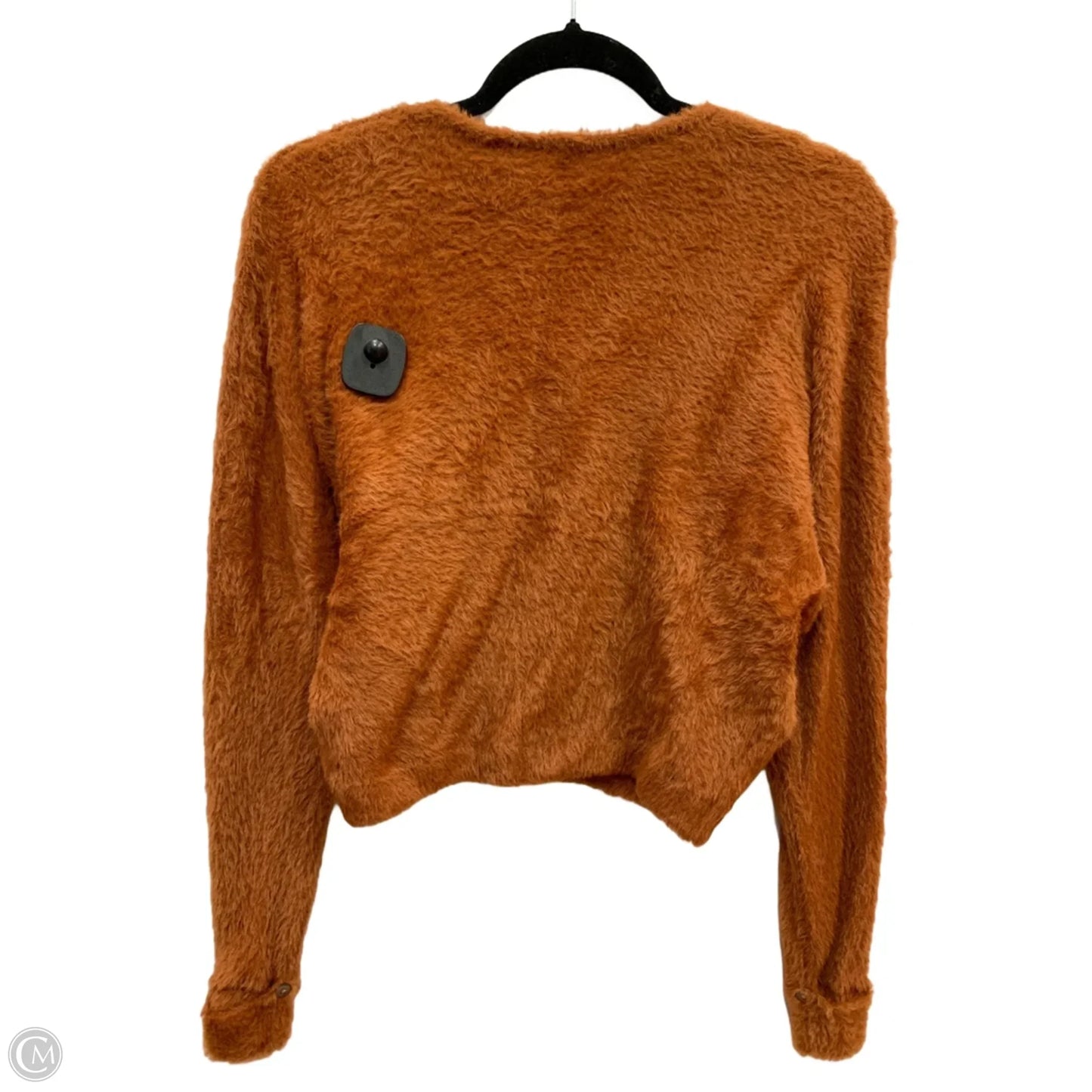 Sweater Cardigan By Free People In Orange, Size: Xs