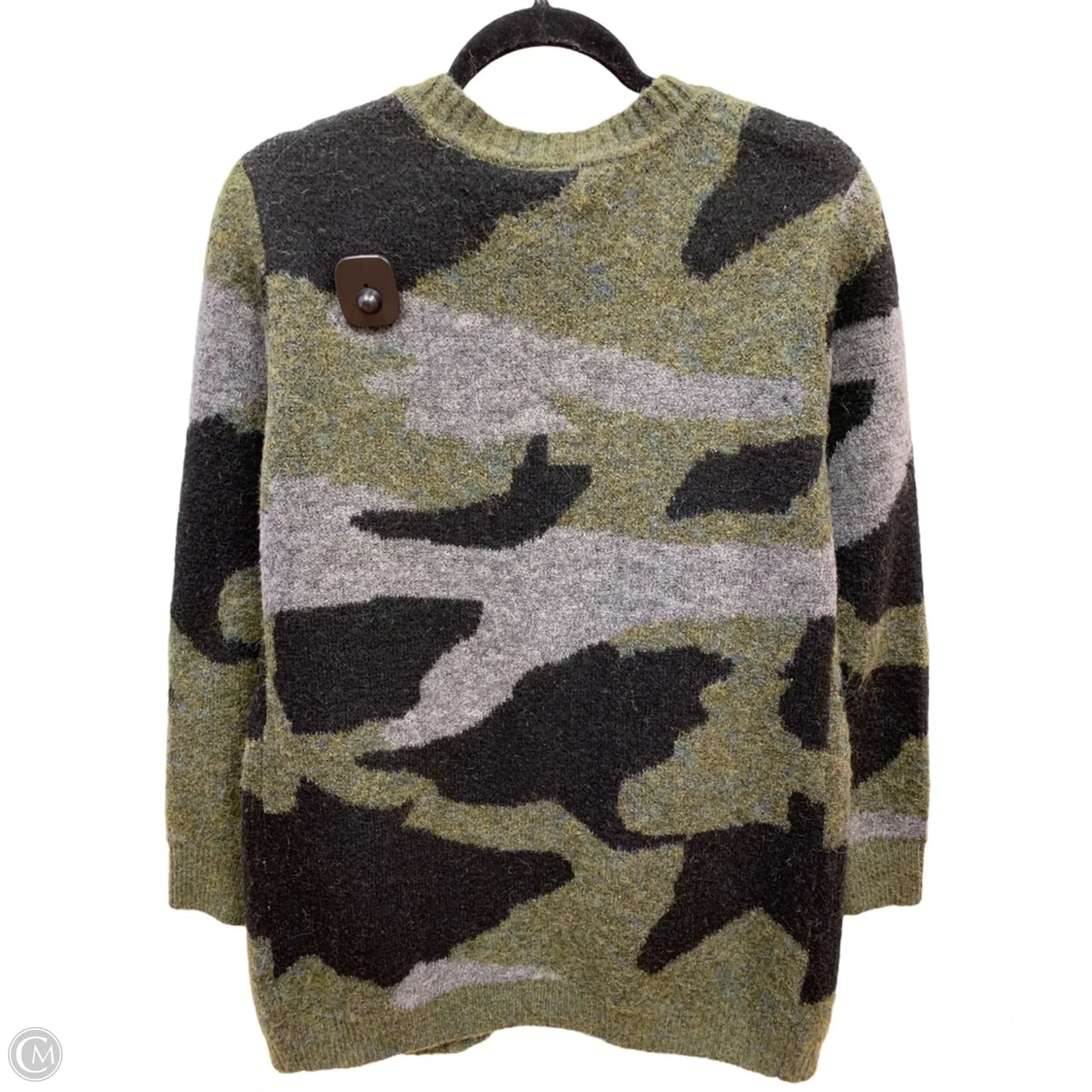 Sweater Cardigan By Moth In Camouflage Print, Size: Xs