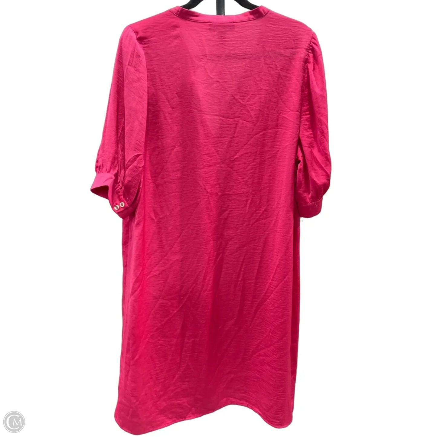 Dress Casual Midi By H For Halston In Pink, Size: Xl