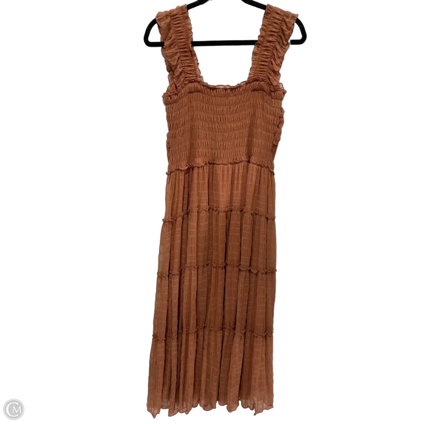 Dress Casual Maxi By Max Studio In Orange, Size: L