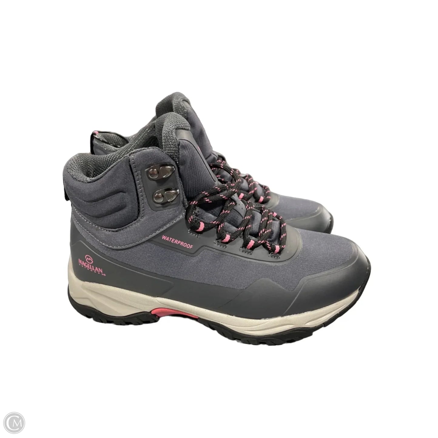Shoes Hiking By Magellan In Grey & Pink, Size: 8.5