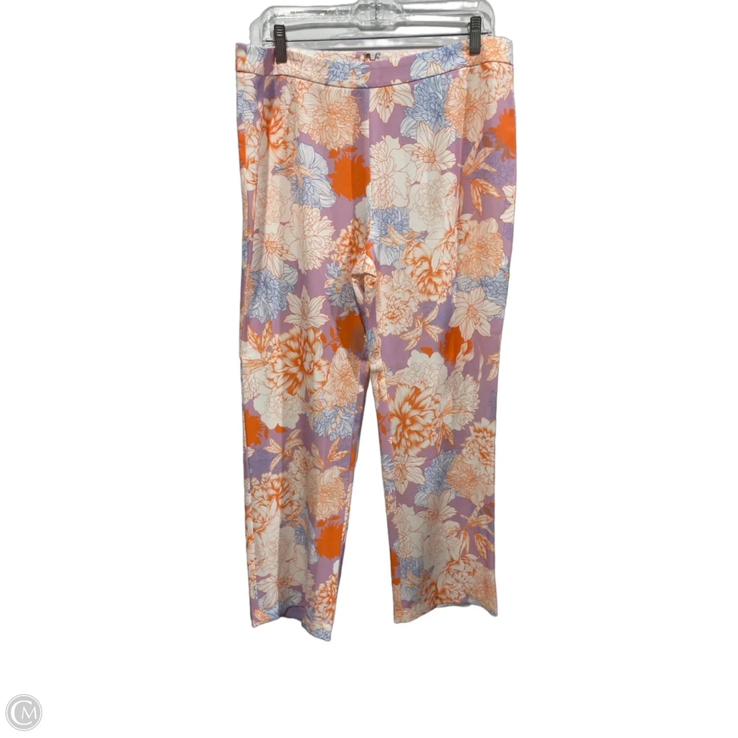 Pants Suit 2pc By Clothes Mentor In Floral Print, Size: L