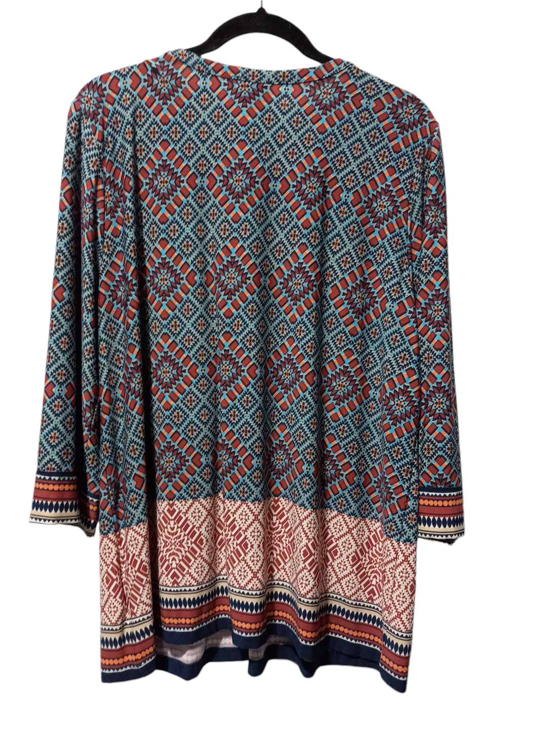 Blouse 3/4 Sleeve By Ruby Rd In Multi-colored, Size: Petite Xl