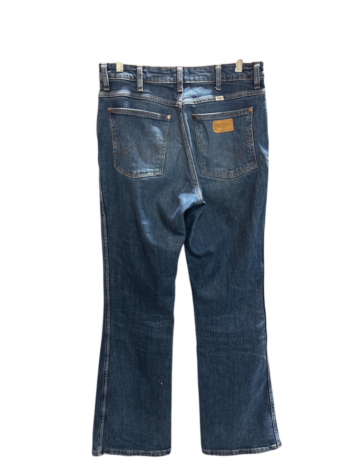 Jeans Straight By Wrangler In Blue Denim, Size: 30