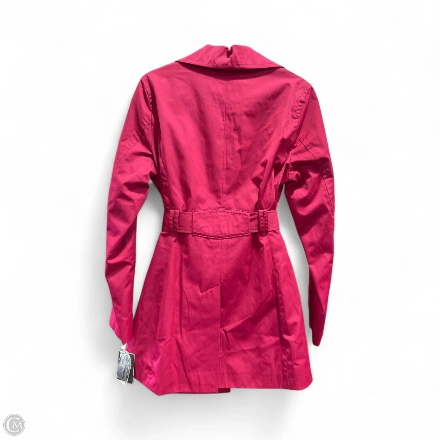 Coat Raincoat By Colebrook In Pink, Size: L