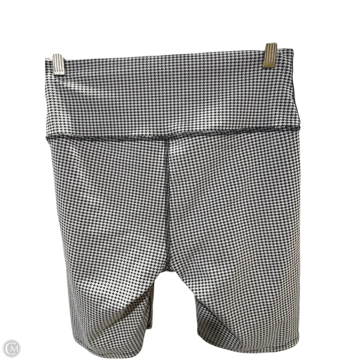 Athletic Shorts By Alo In Black & Grey, Size: L