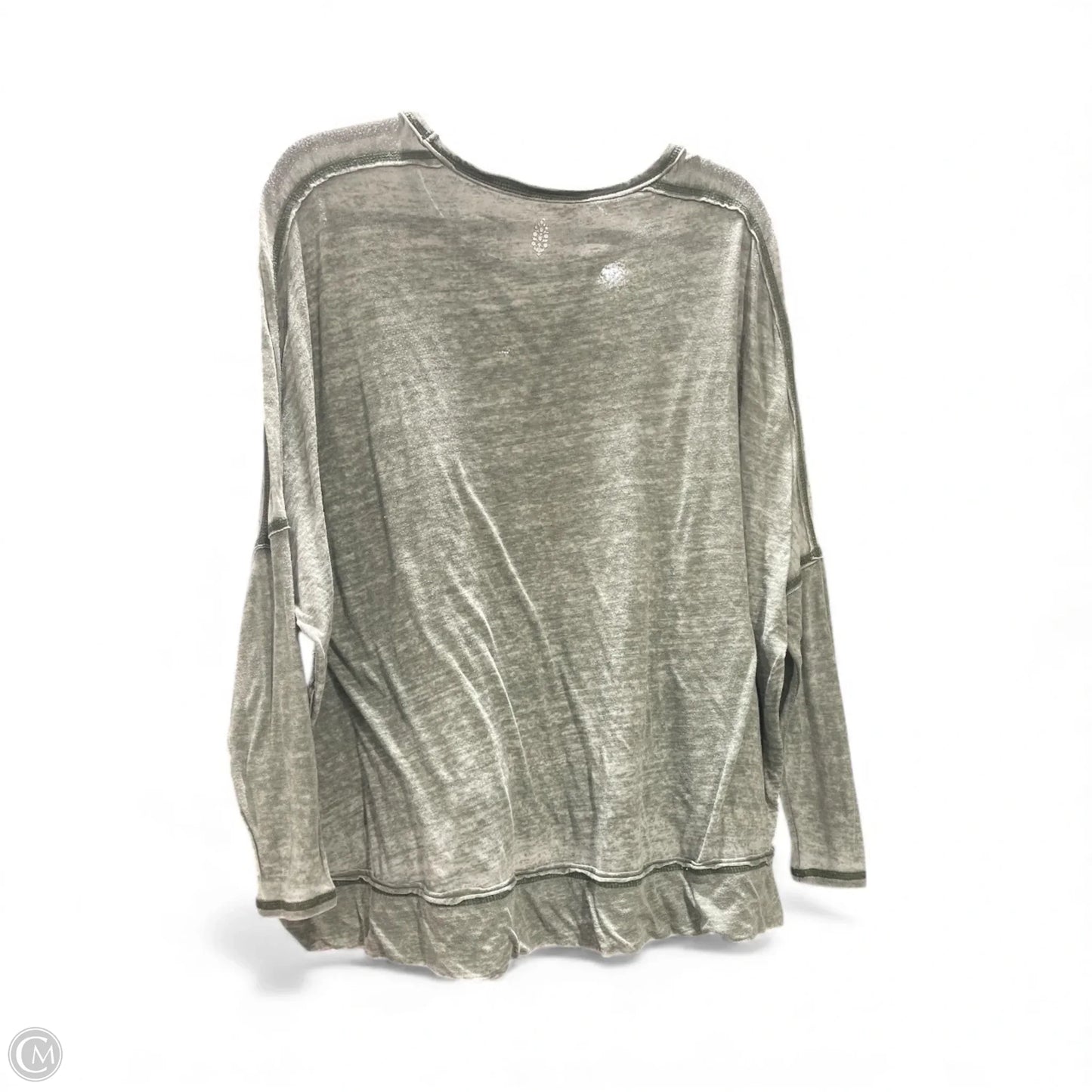 Top Long Sleeve By Free People In Green, Size: Xs