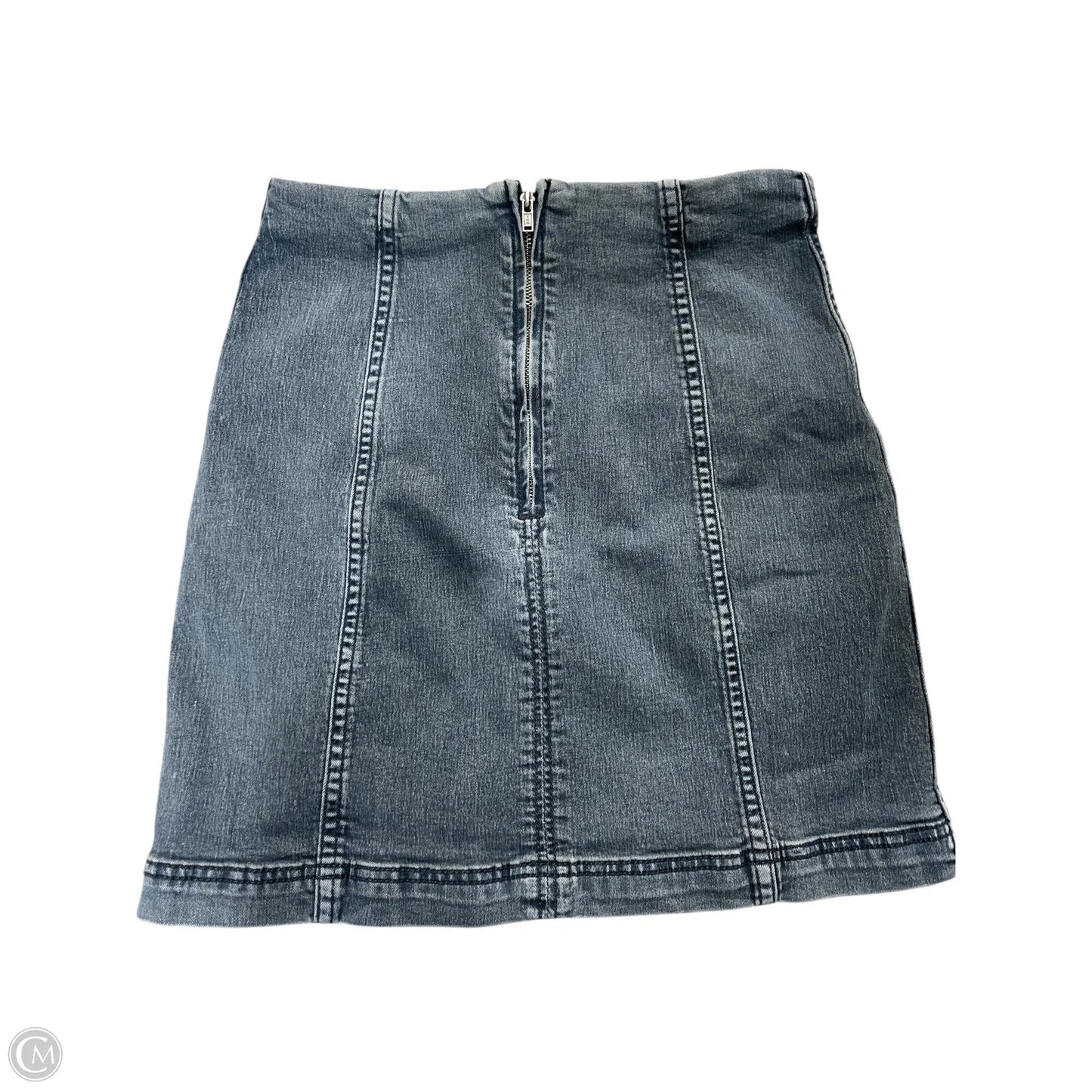 Skirt Mini & Short By Free People In Blue Denim, Size: 6