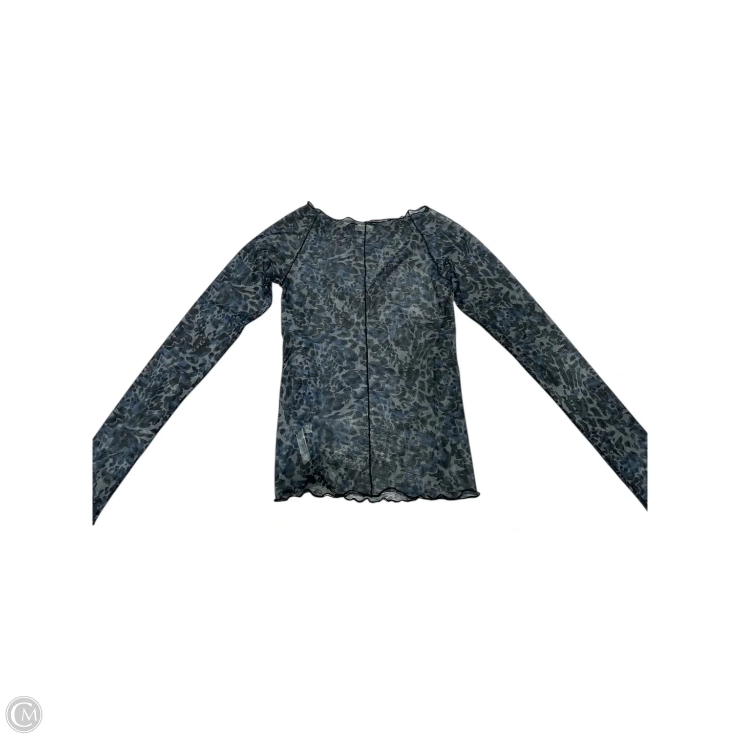 Blouse Long Sleeve By Free People In Animal Print, Size: S