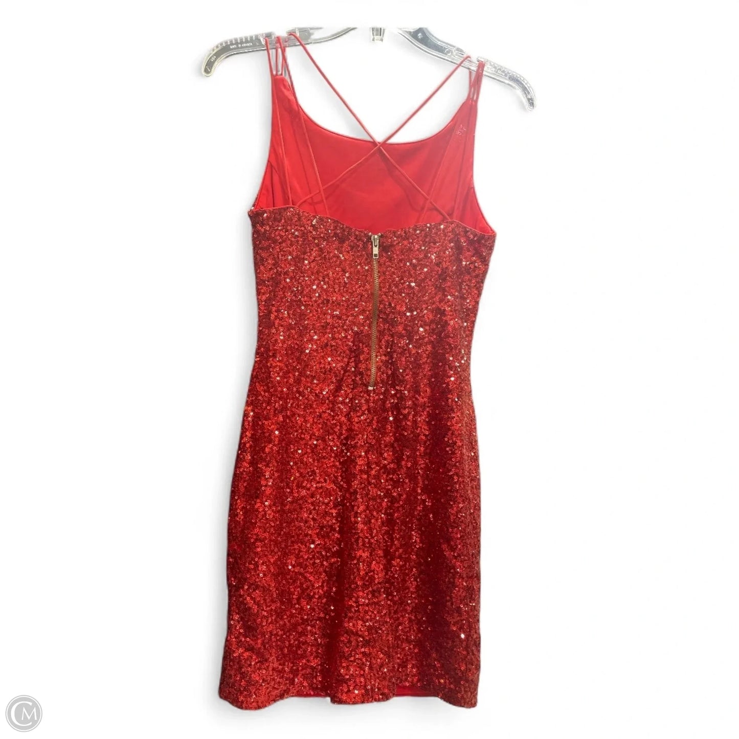 Dress Casual Midi By Clothes Mentor In Red, Size: S