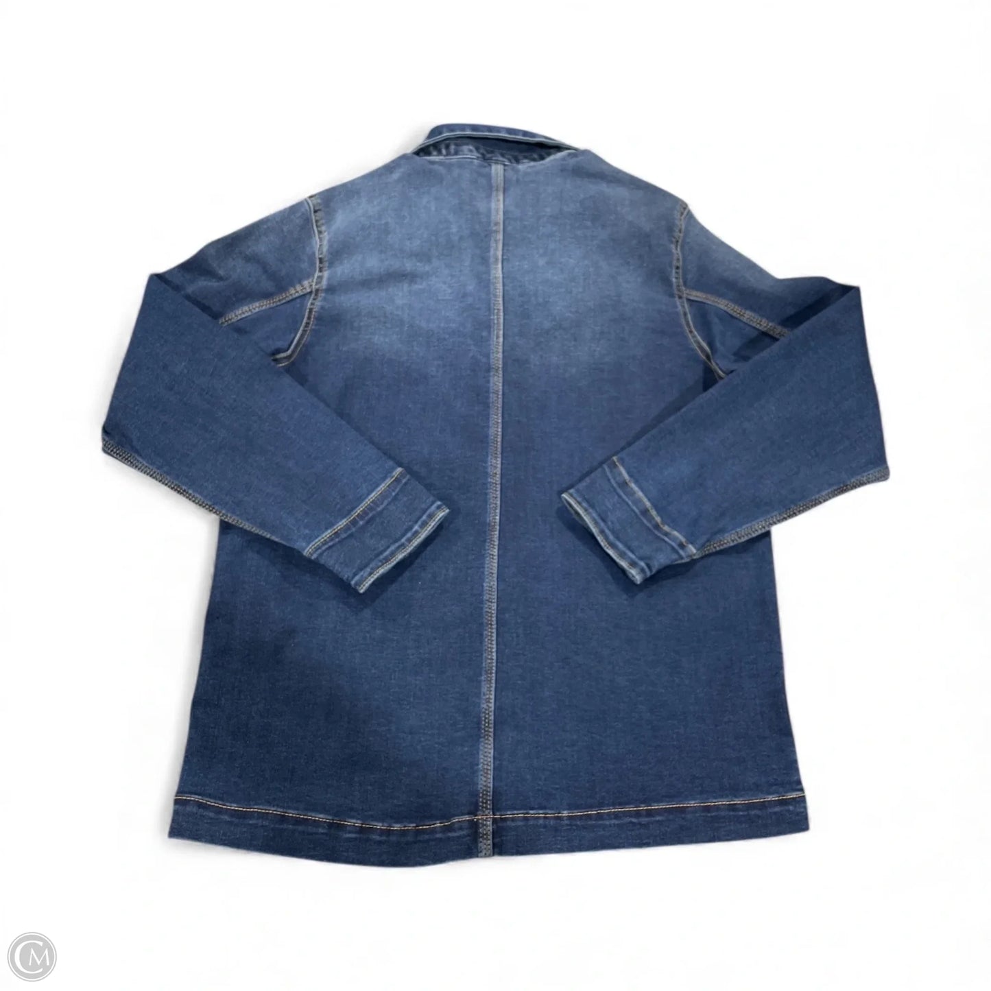 Jacket Denim By Well Worn In Blue Denim, Size: Xs