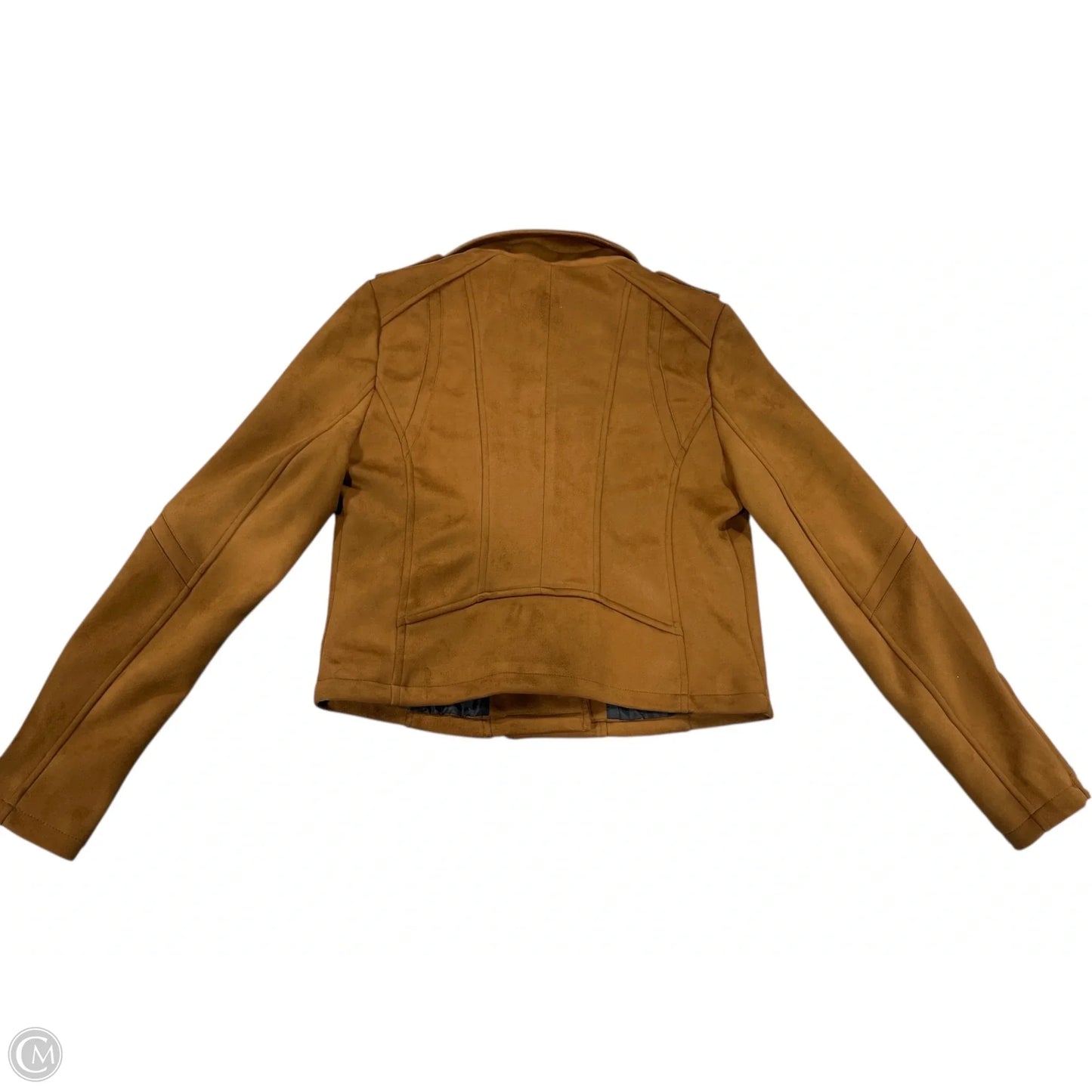 Jacket Moto By Jou Jou In Brown, Size: L