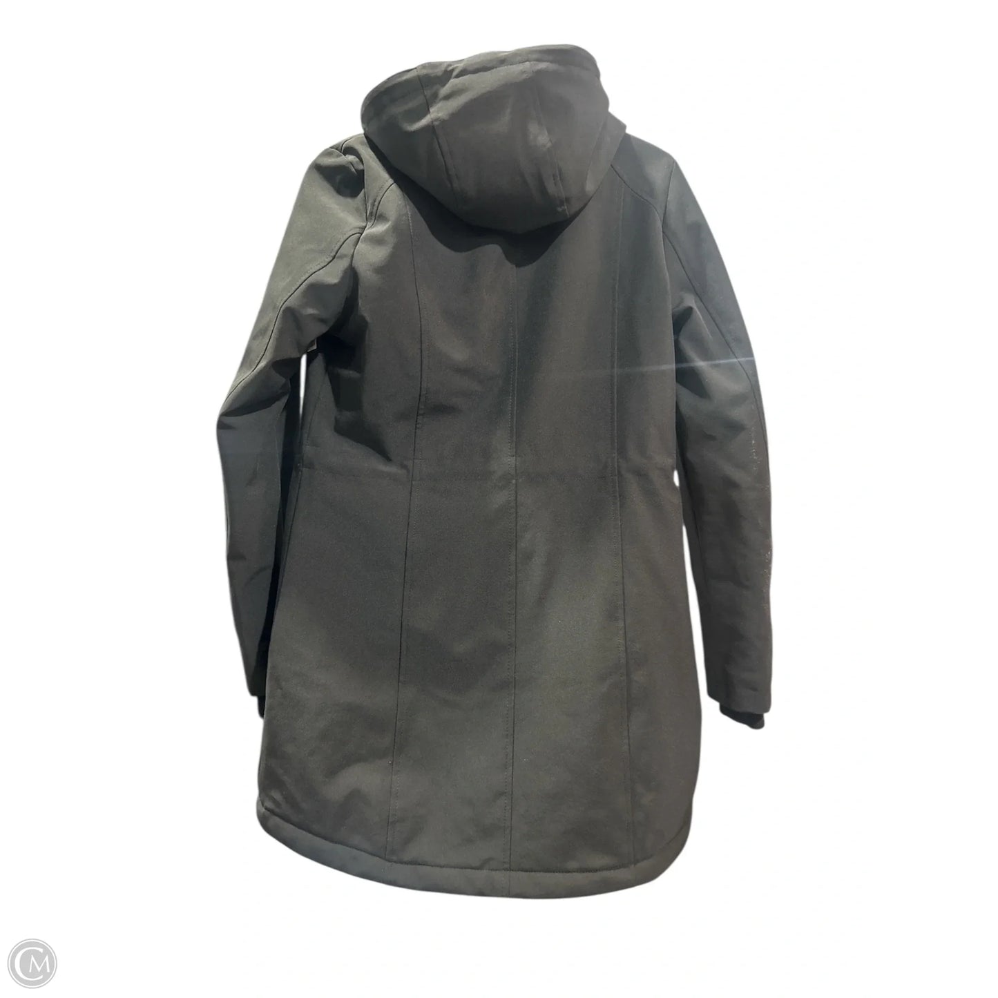 Coat Parka By Calvin Klein In Black, Size: Xs