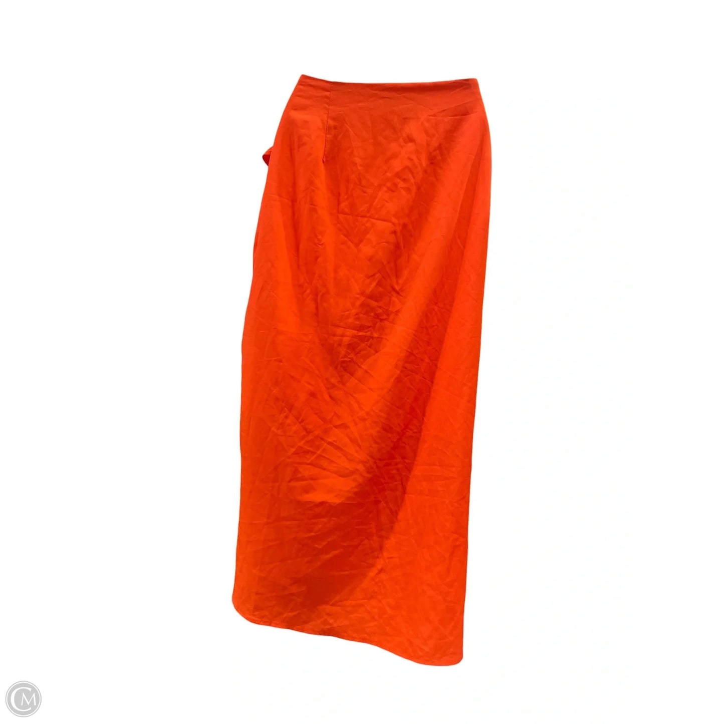 Skirt Midi By Naked Zebra In Orange, Size: L