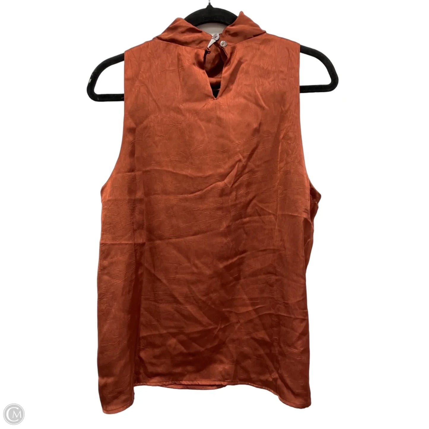 Blouse Sleeveless By Entro In Brown, Size: L
