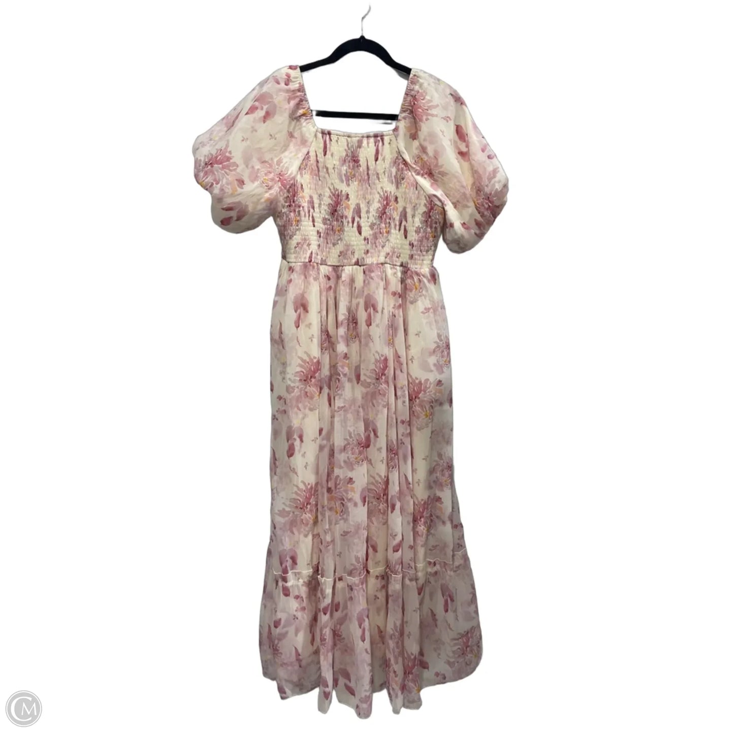 Dress Casual Maxi By Polagram In Floral Print, Size: Xl
