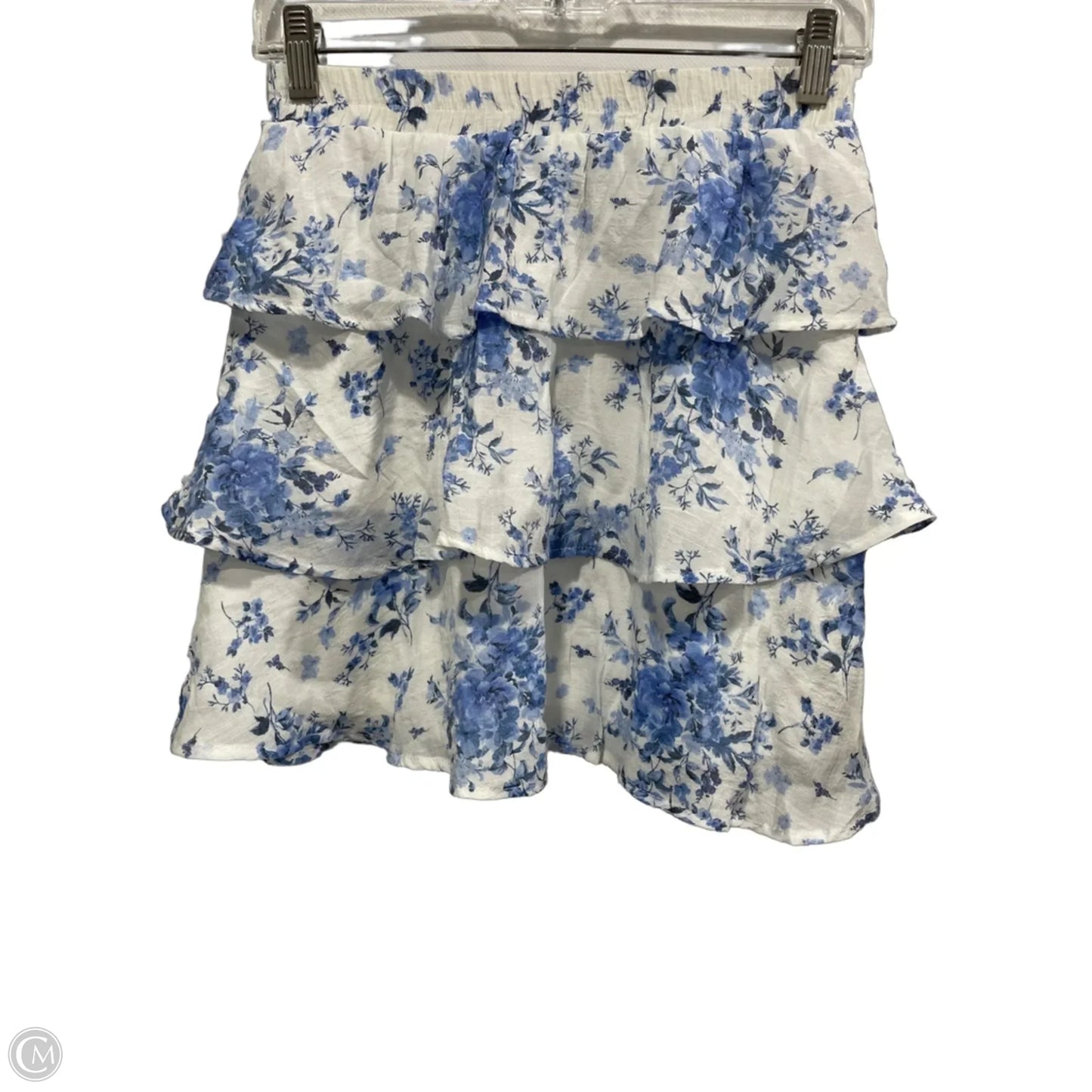 Skirt Mini & Short By Blue Rain In Floral Print, Size: S