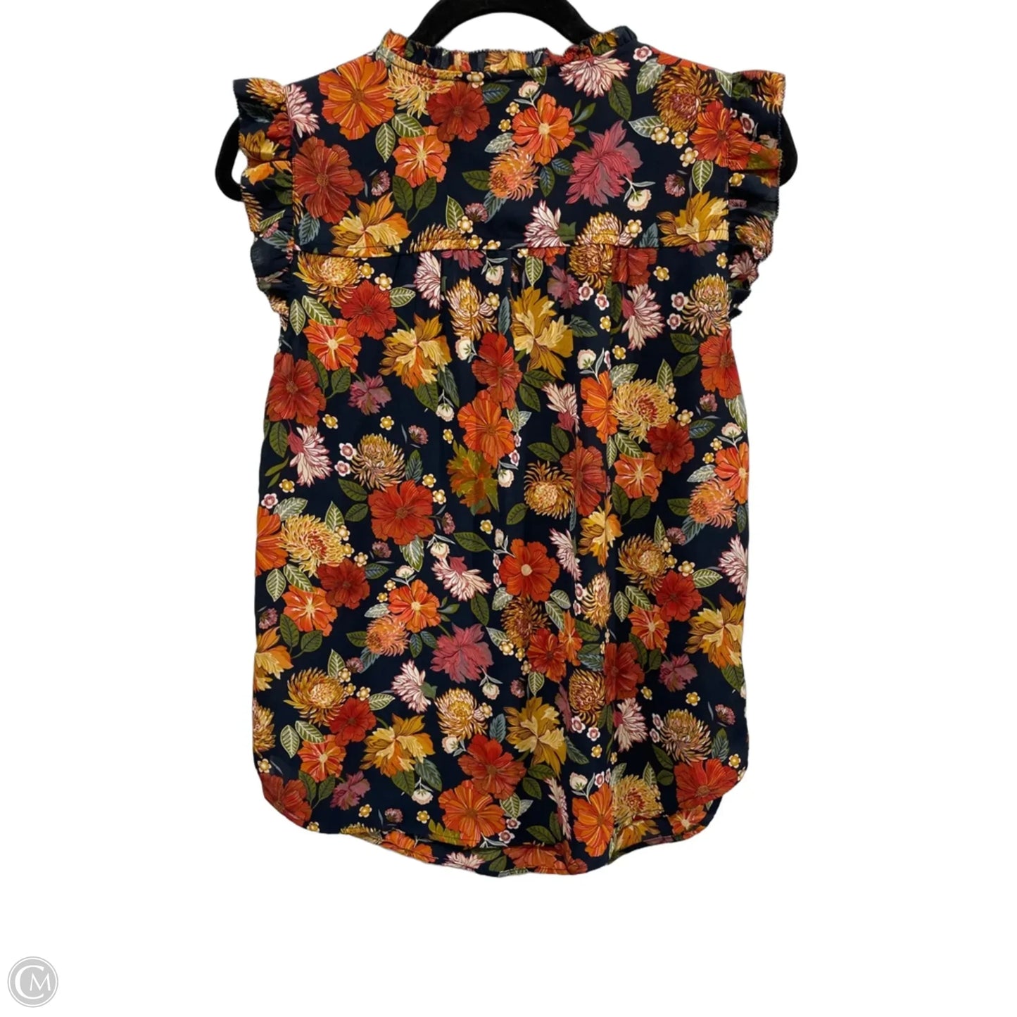 Blouse Sleeveless By Loft In Floral Print, Size: S