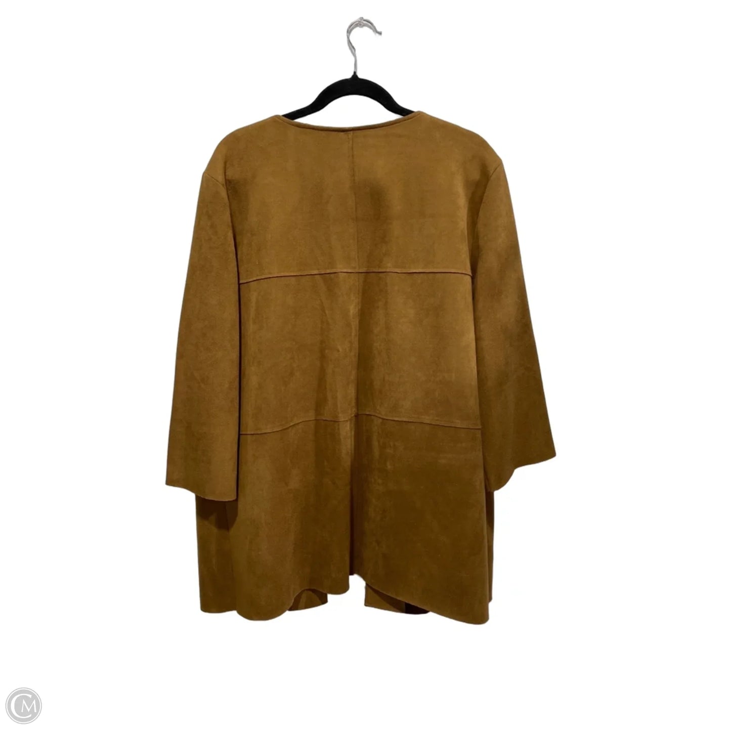 Coat Faux Fur & Sherpa By Ruby Rd In Brown, Size: 16