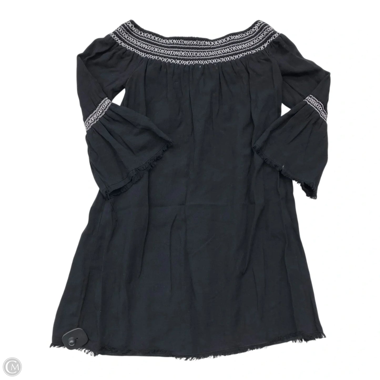 Tunic Long Sleeve By Braeve In Black & White, Size: S