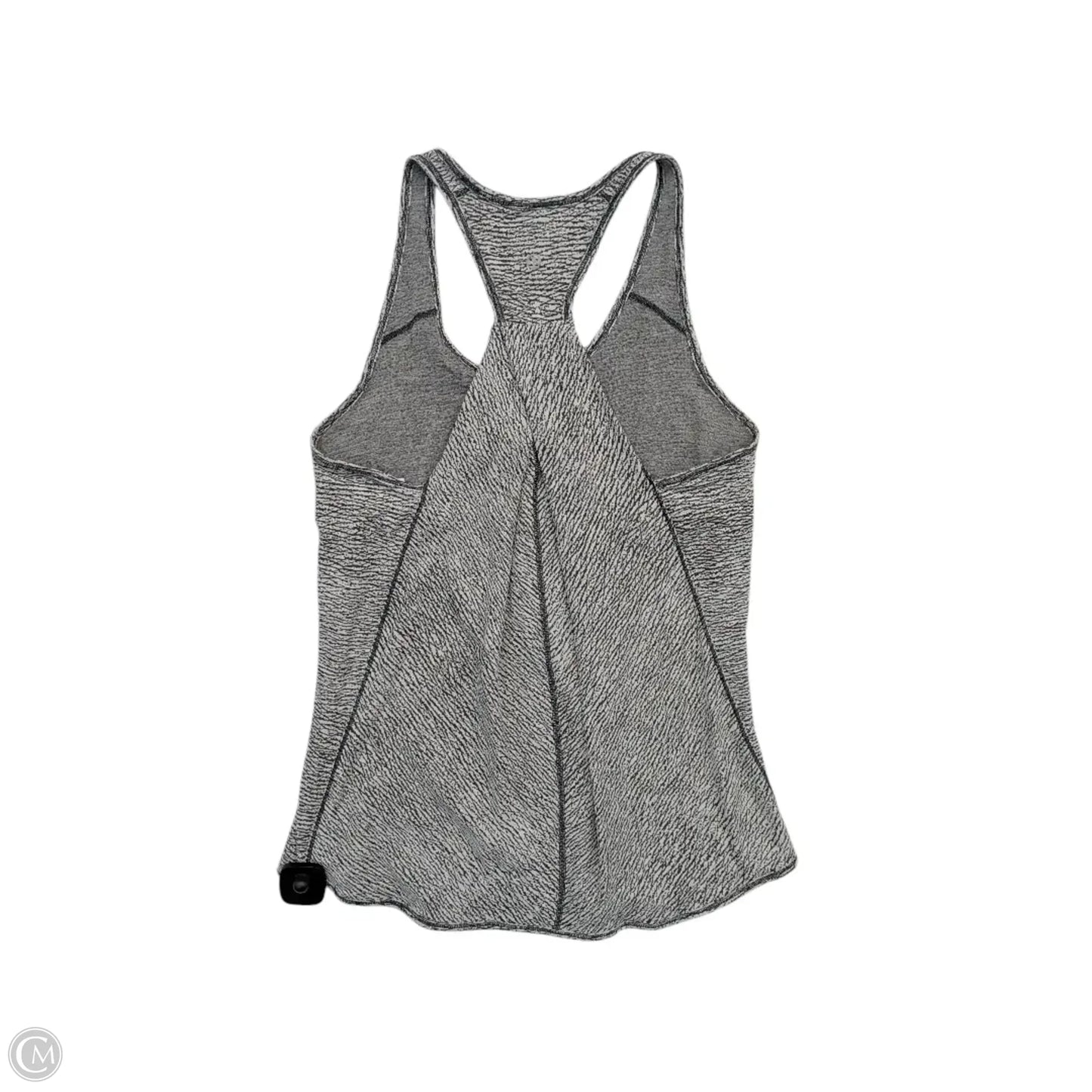Athletic Tank Top By Lululemon In Grey & White, Size: S