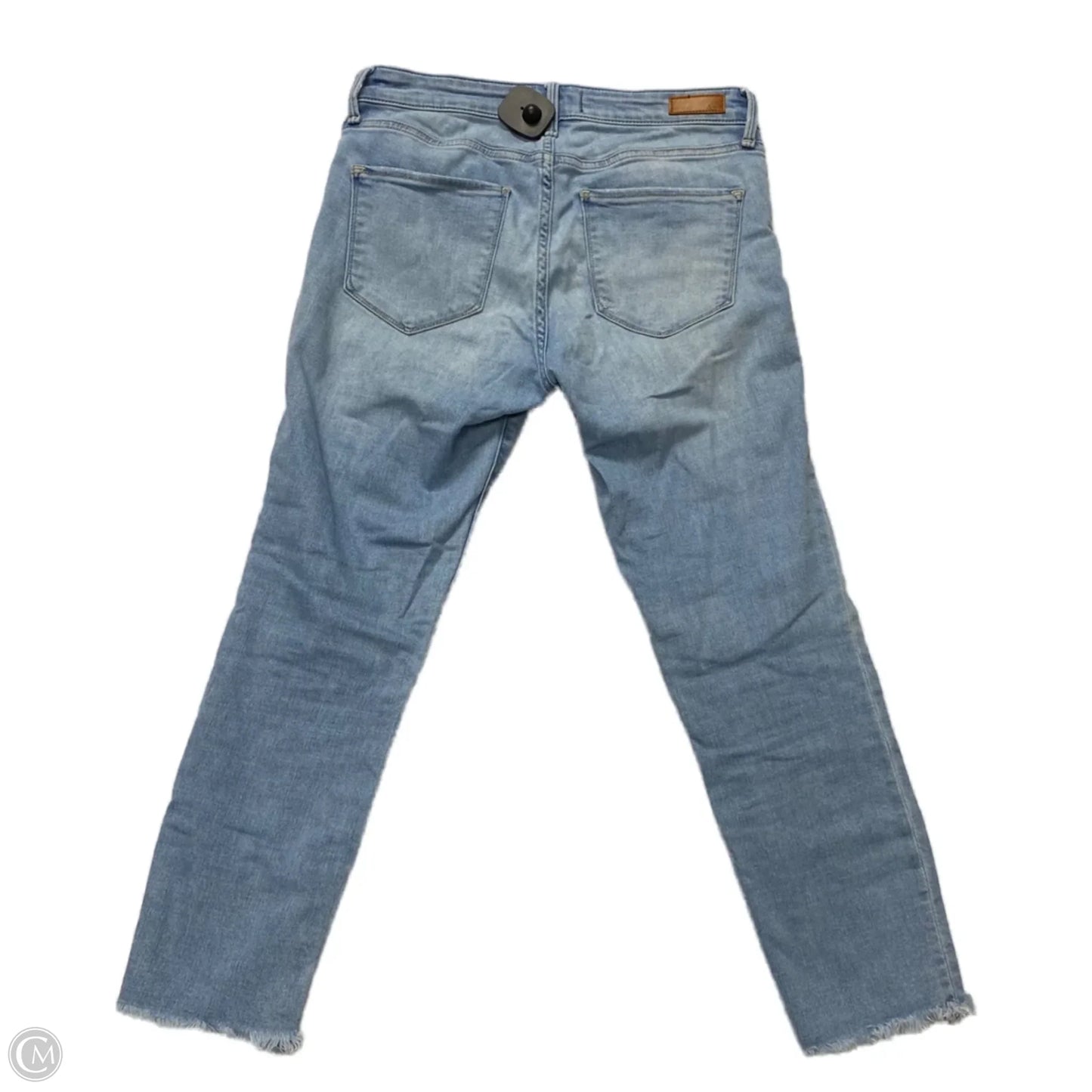 Jeans Cropped By Abercrombie And Fitch In Blue Denim, Size: 2p