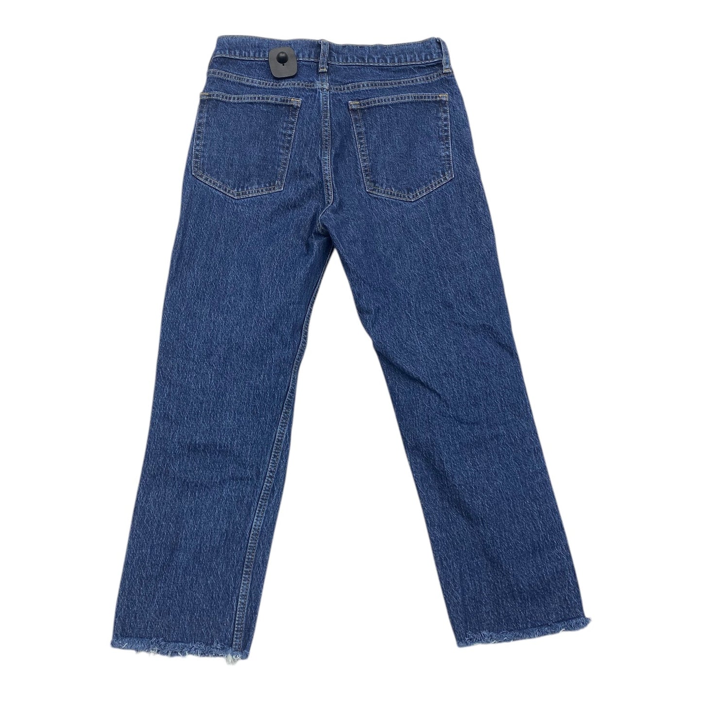 Jeans Straight By Gap In Blue Denim, Size: 4