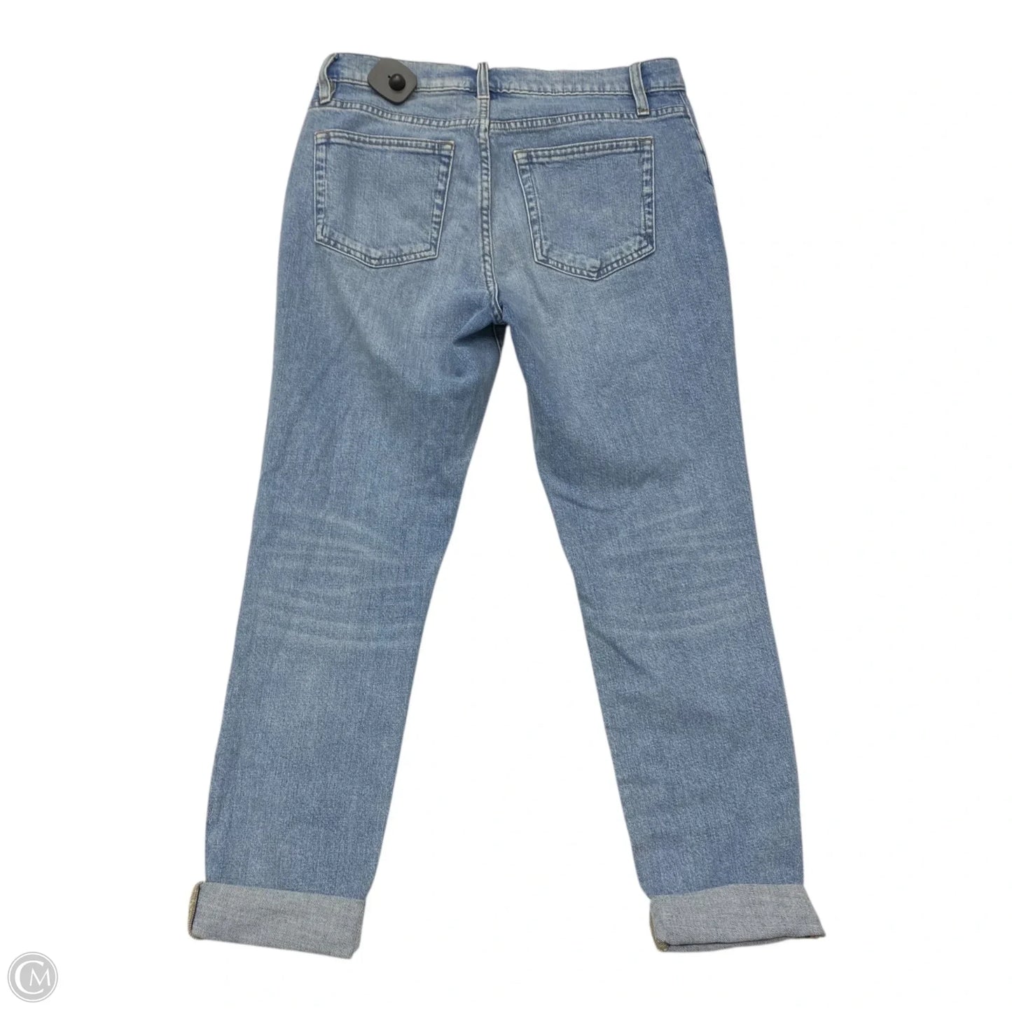 Jeans Straight By Frame In Blue Denim, Size: 4