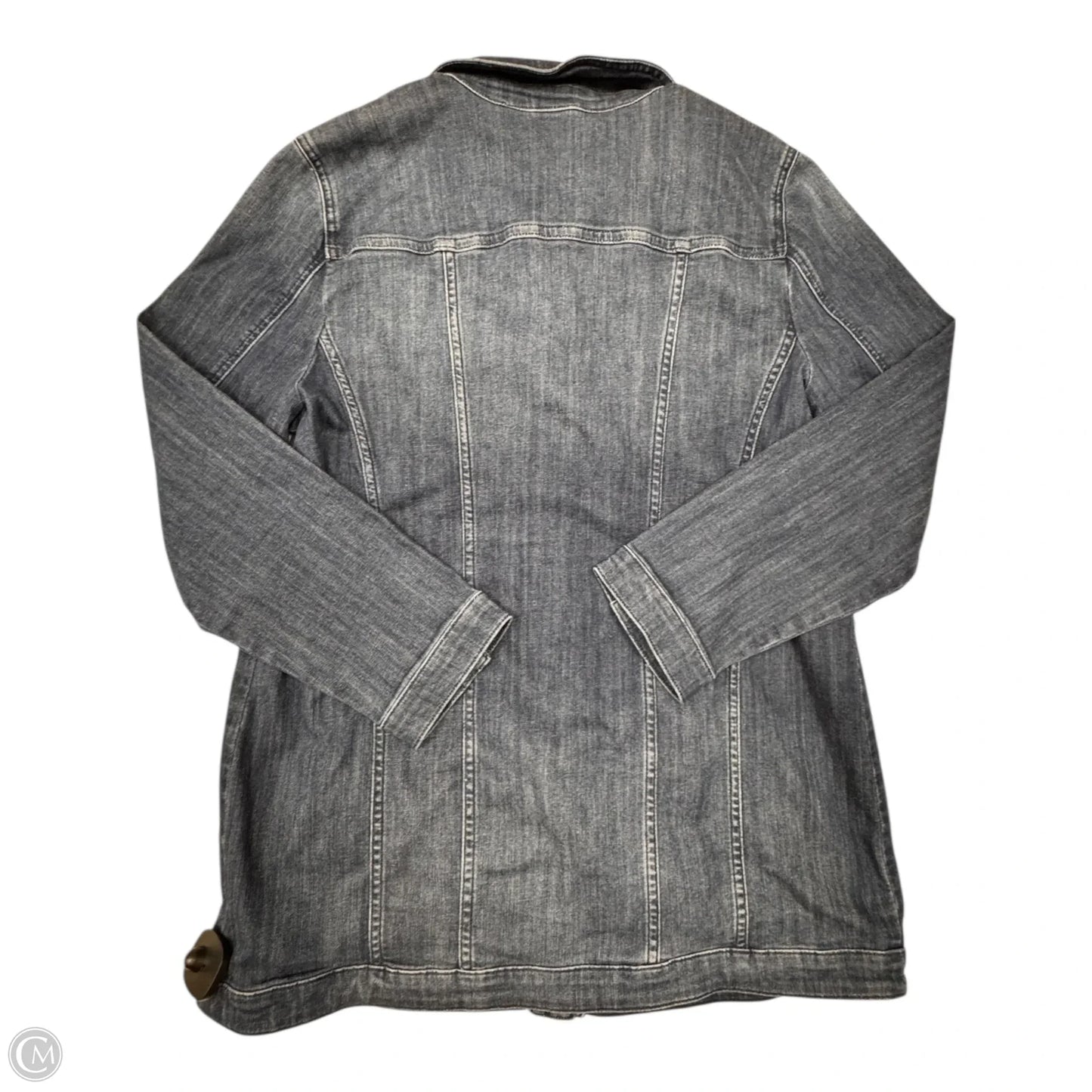 Jacket Denim By Chicos In Blue Denim, Size: L