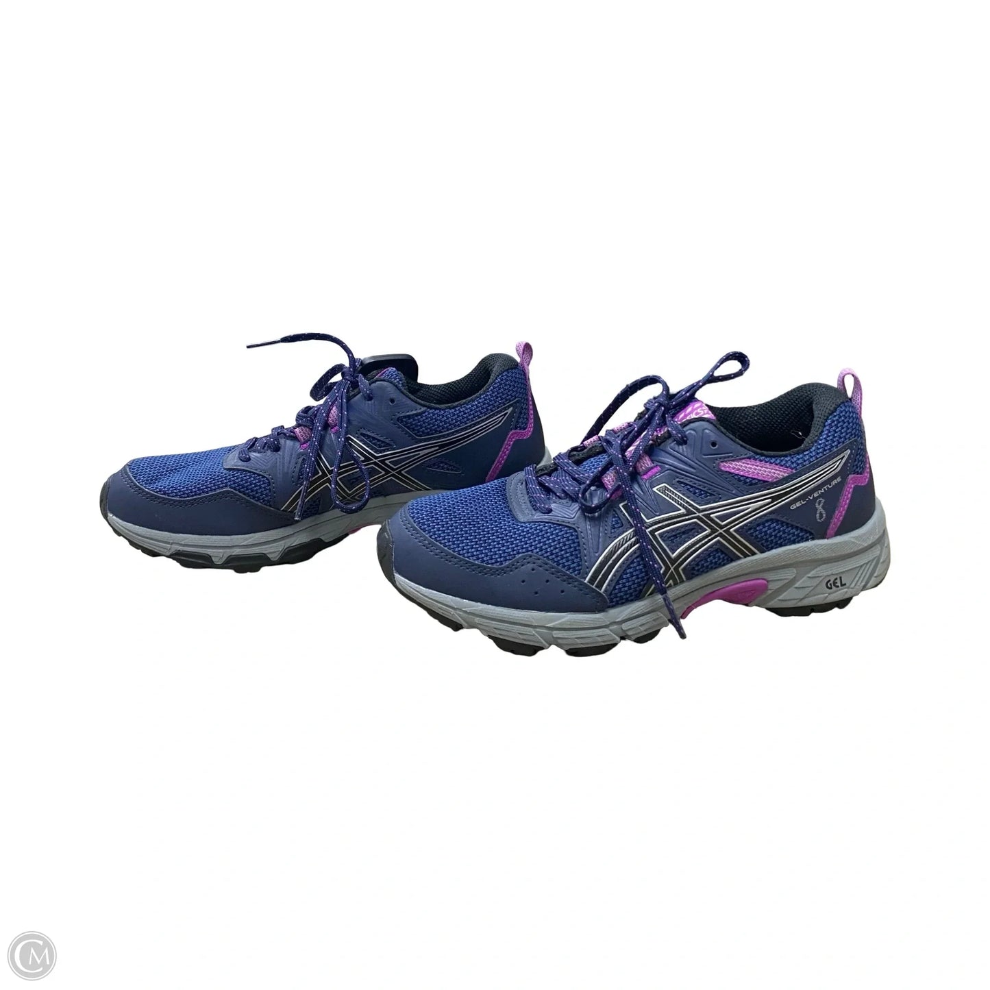 Shoes Sneakers By Askk Ny In Blue & Purple, Size: 6