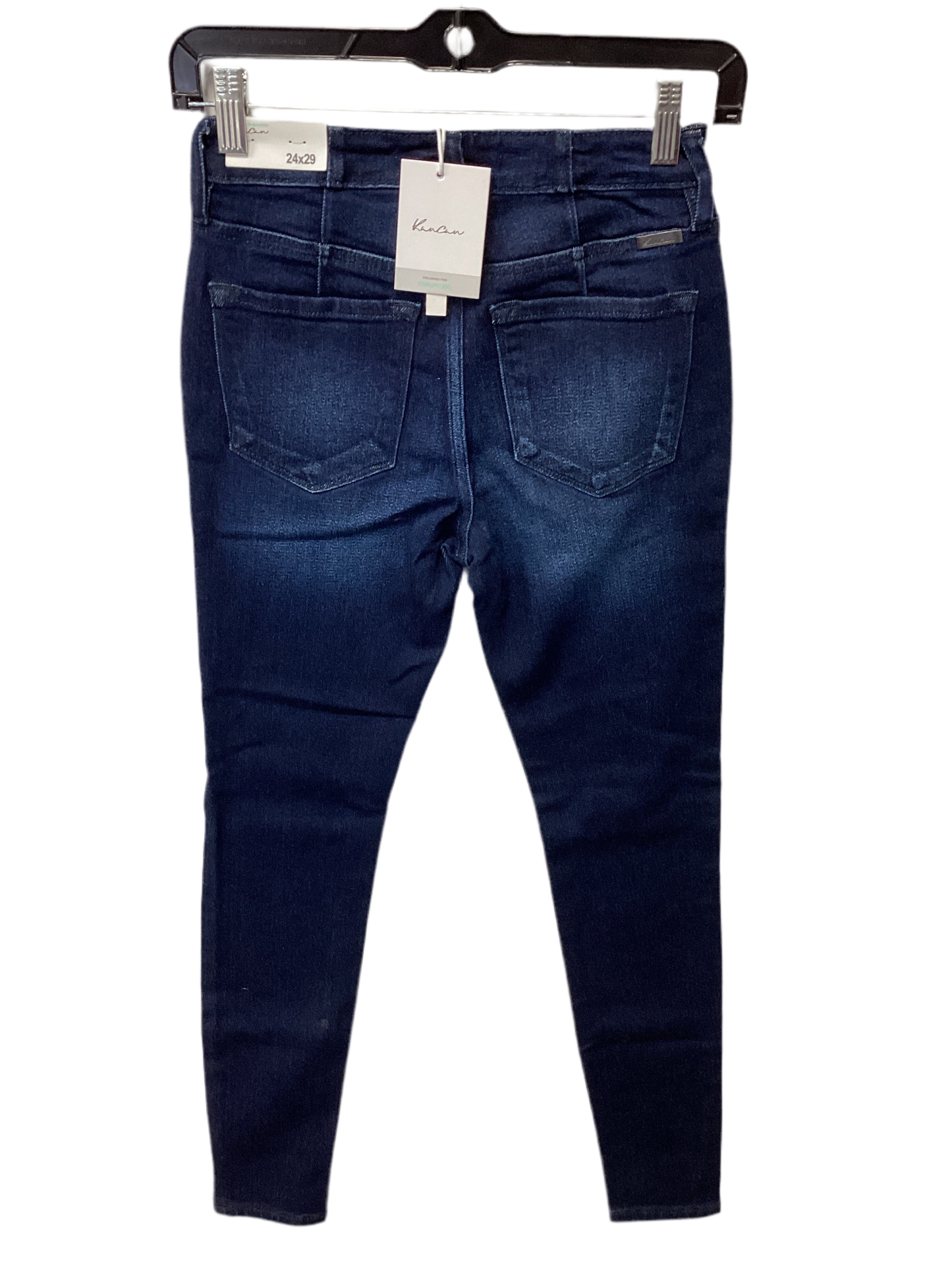 Jeans Skinny By Kancan In Blue Denim, Size:0