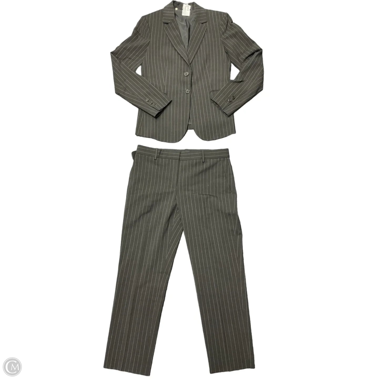 Pants Suit 2pc By Theory In Striped Pattern, Size: 6