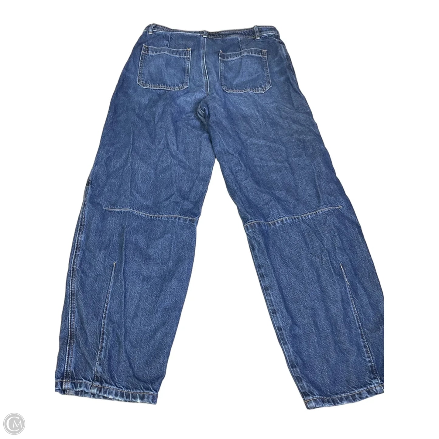 Jeans Wide Leg By Loft In Blue Denim, Size: 4
