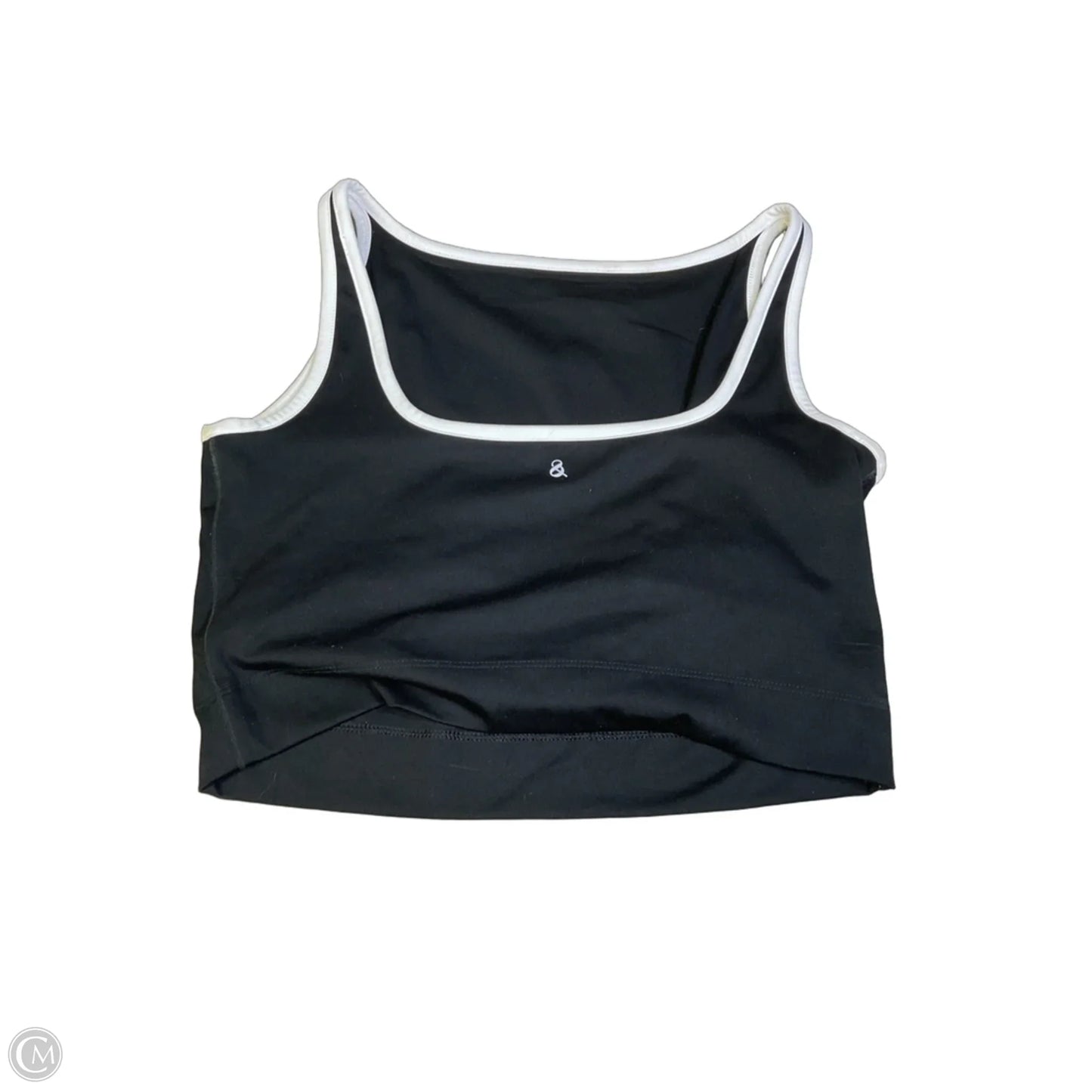 Athletic Tank Top By Lou And Grey In Black & White, Size: M