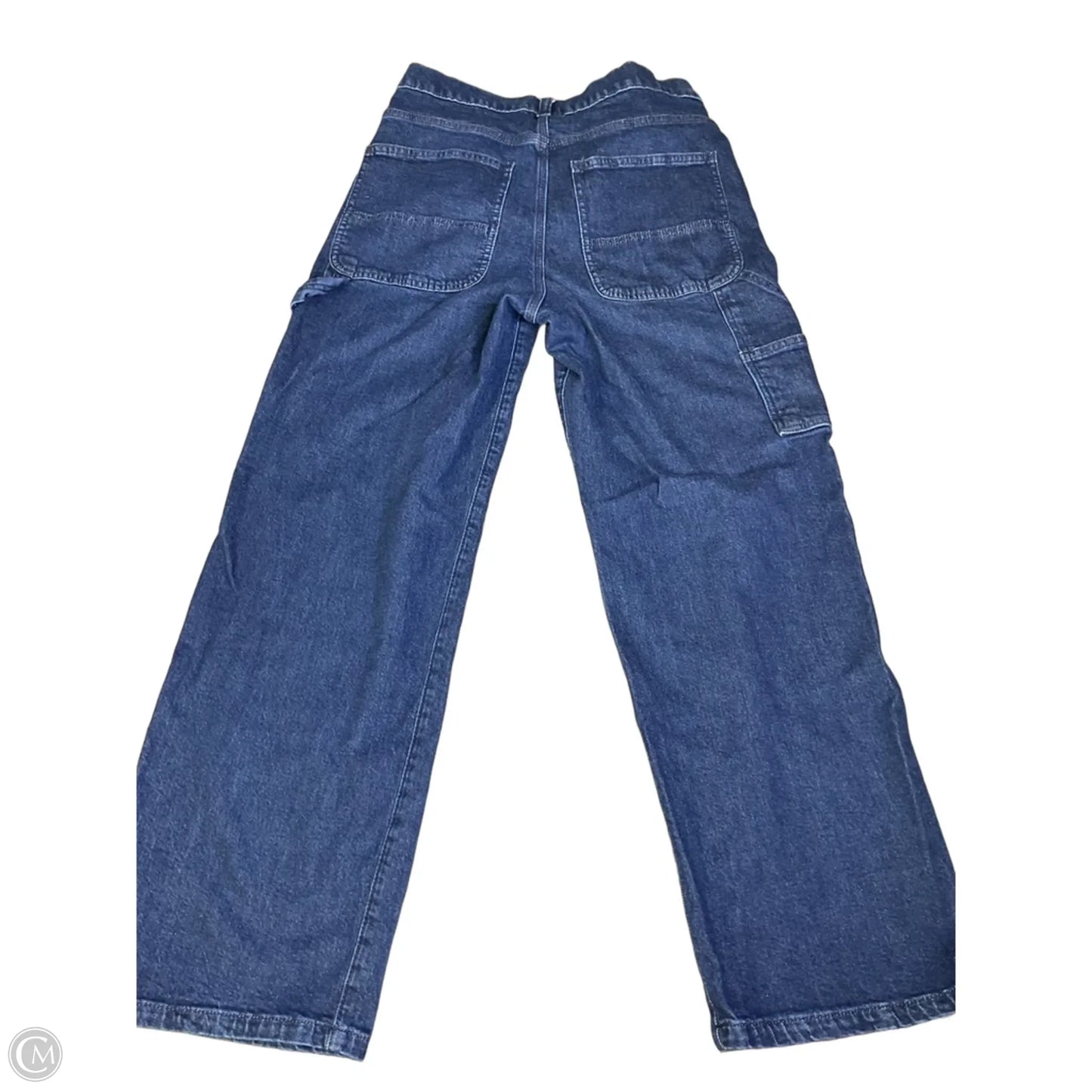 Jeans Wide Leg By Gap In Blue Denim, Size: 8