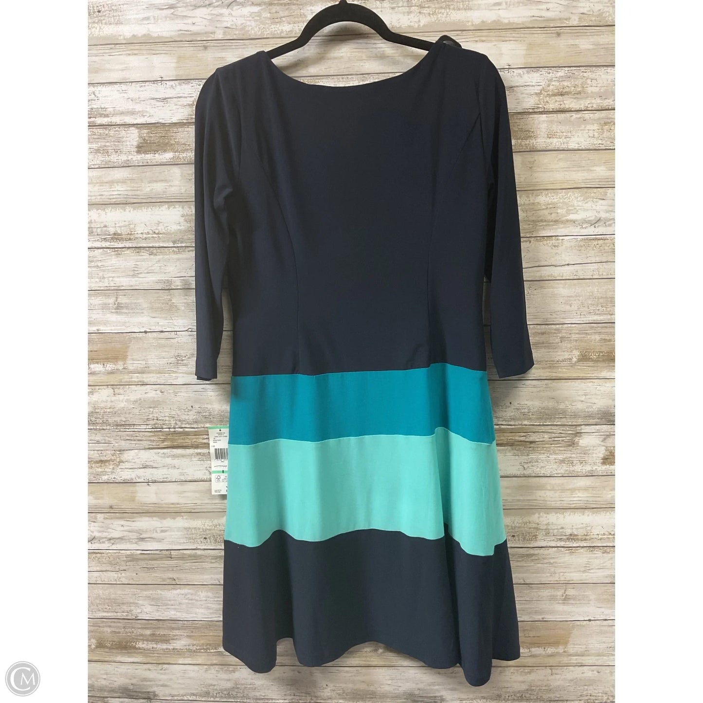 Dress Casual Short By Evan-picone In Blue & Green, Size: 8