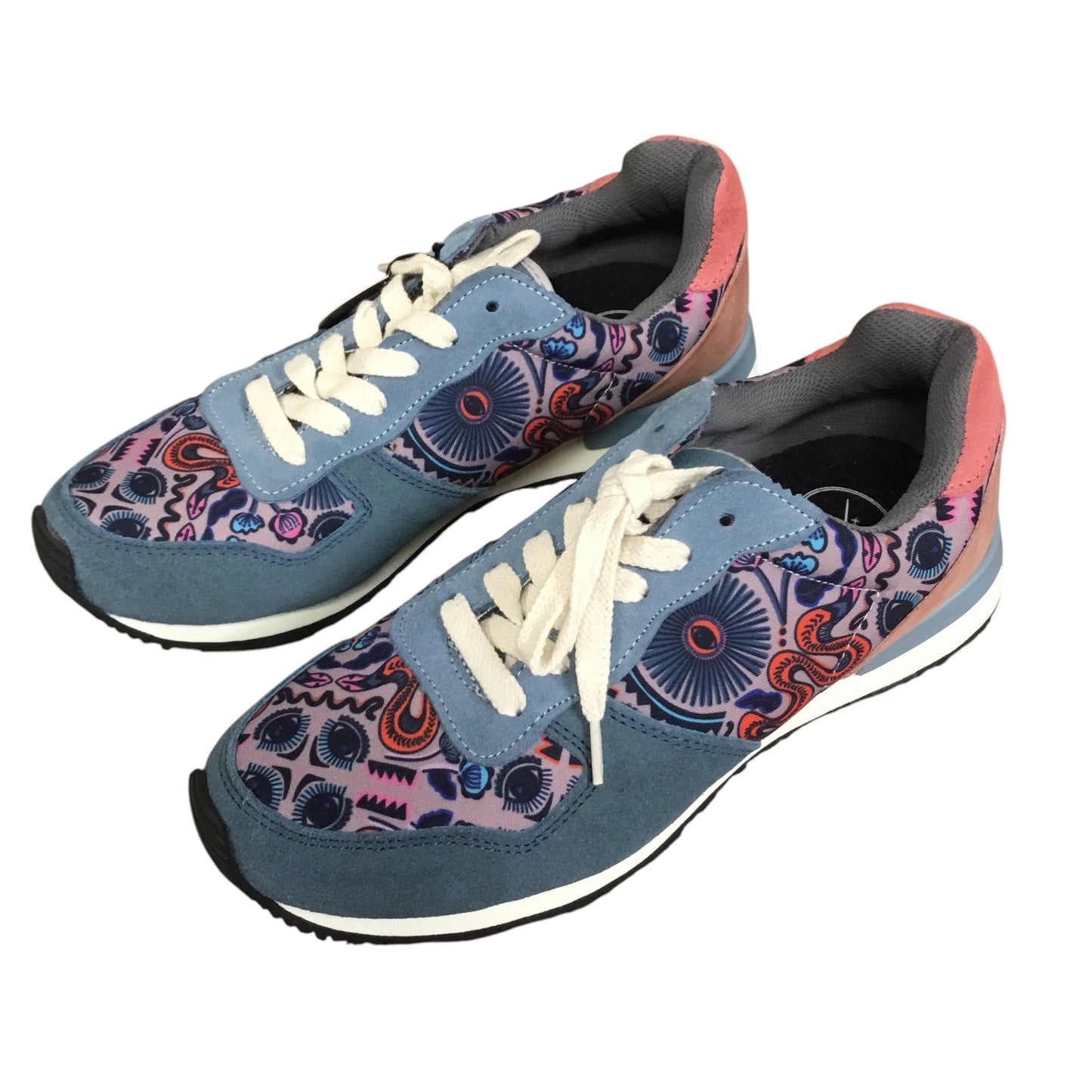 Shoes Athletic By Clothes Mentor In Blue & Pink, Size: 11