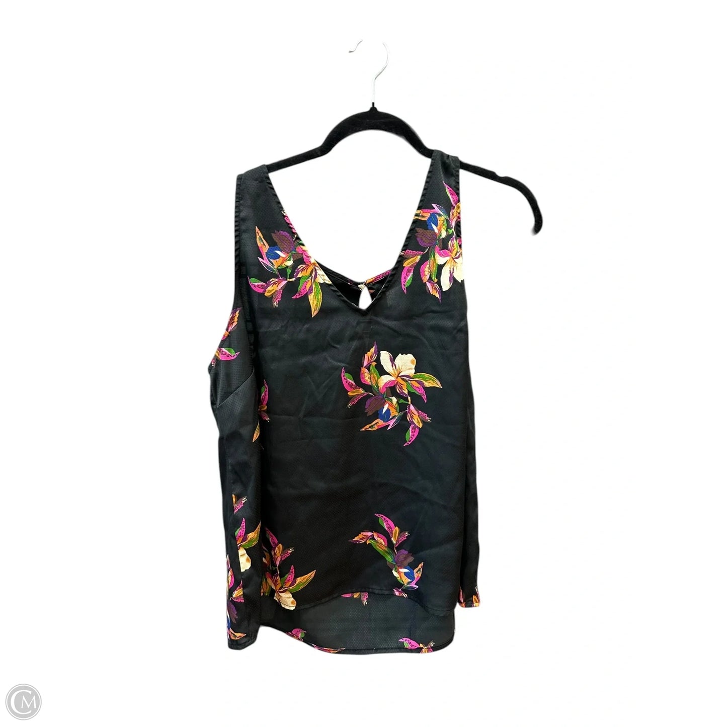 Top Sleeveless By A New Day In Floral Print, Size: Xxl