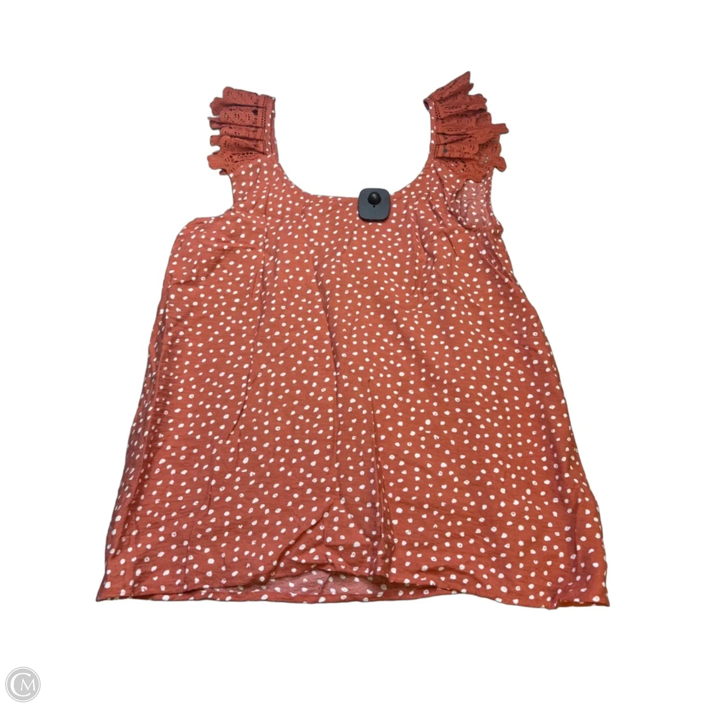 Top Sleeveless By Staccato In Orange, Size: S