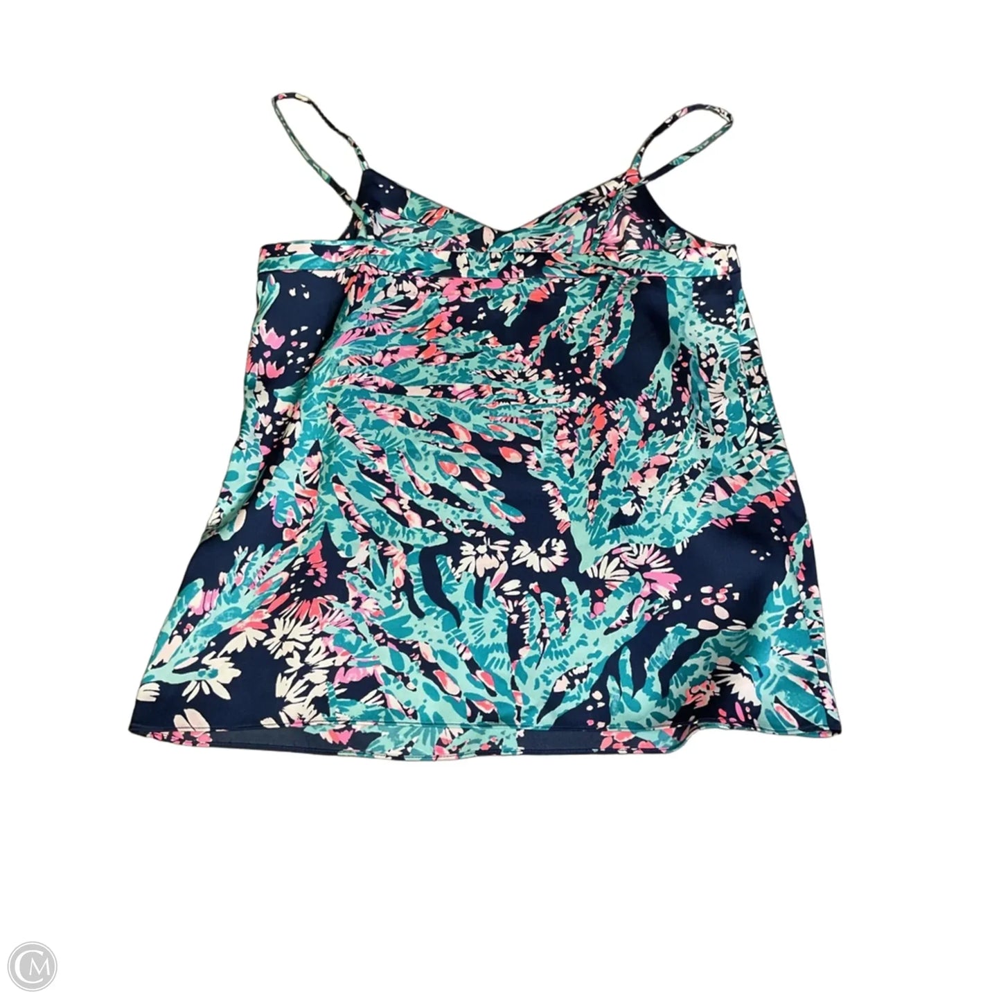 Top Sleeveless Designer By Lilly Pulitzer In Navy, Size: Xs