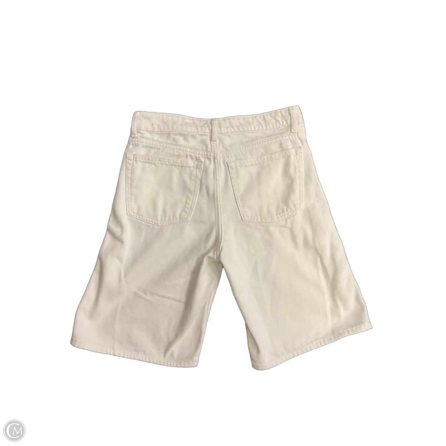 Shorts By Divided In White Denim, Size: 2