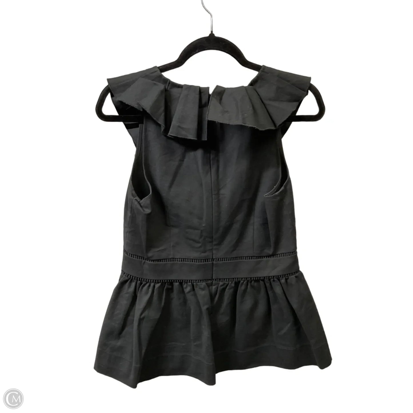 Top Sleeveless Designer By Kate Spade In Black, Size: 8