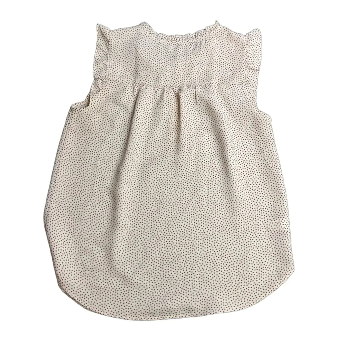 Top Sleeveless By Loft In Polkadot Pattern, Size: S
