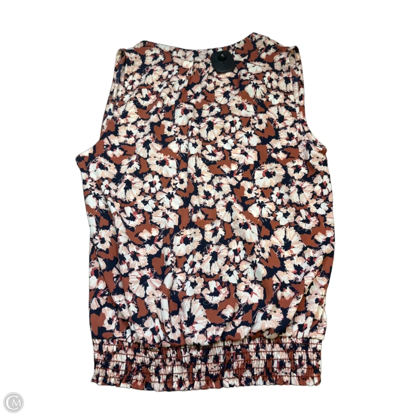Blouse Sleeveless By Evereve In Floral Print, Size: S
