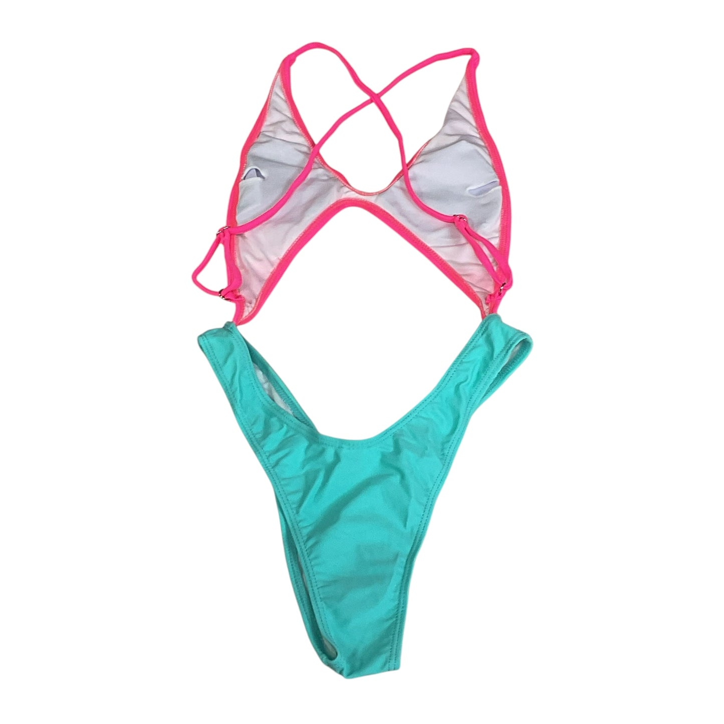 Swimsuit By Shein In Blue & Pink, Size: S