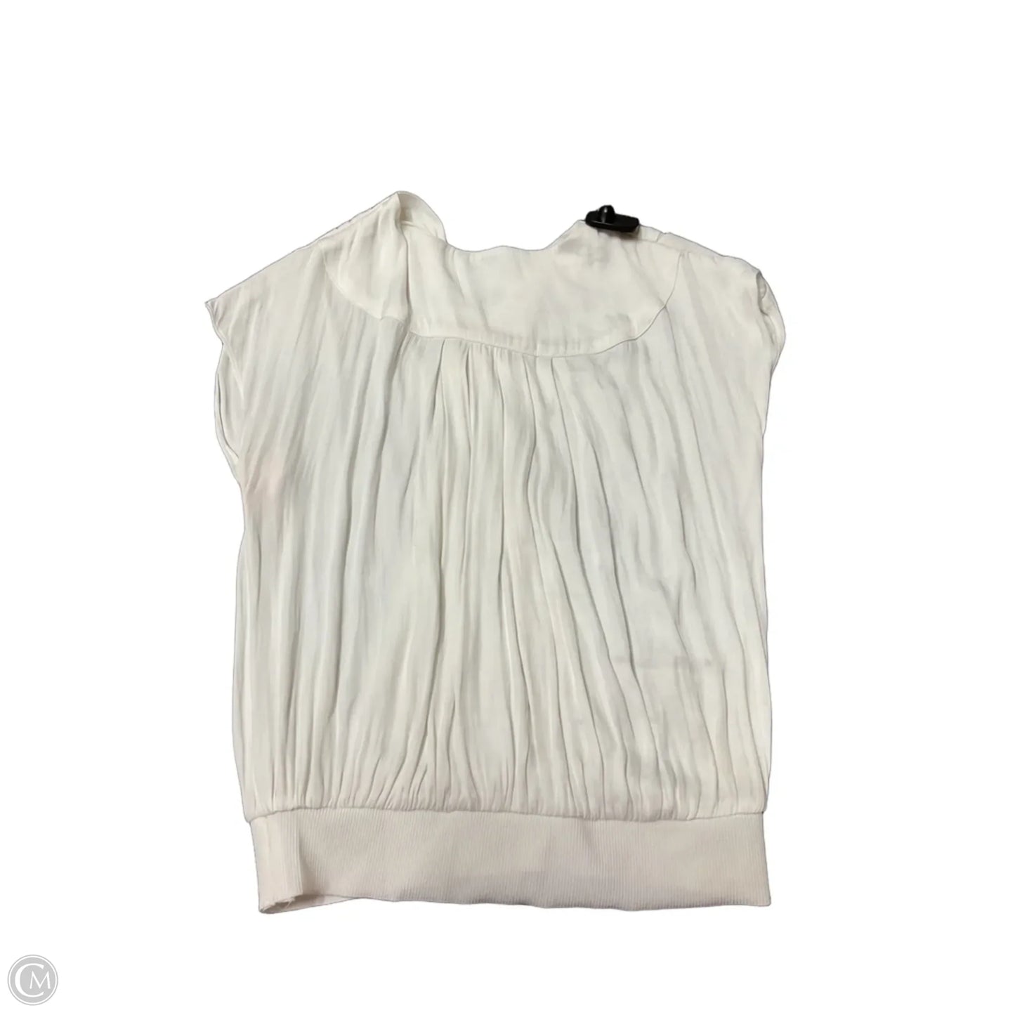 Blouse Short Sleeve By Current Air In White, Size: S